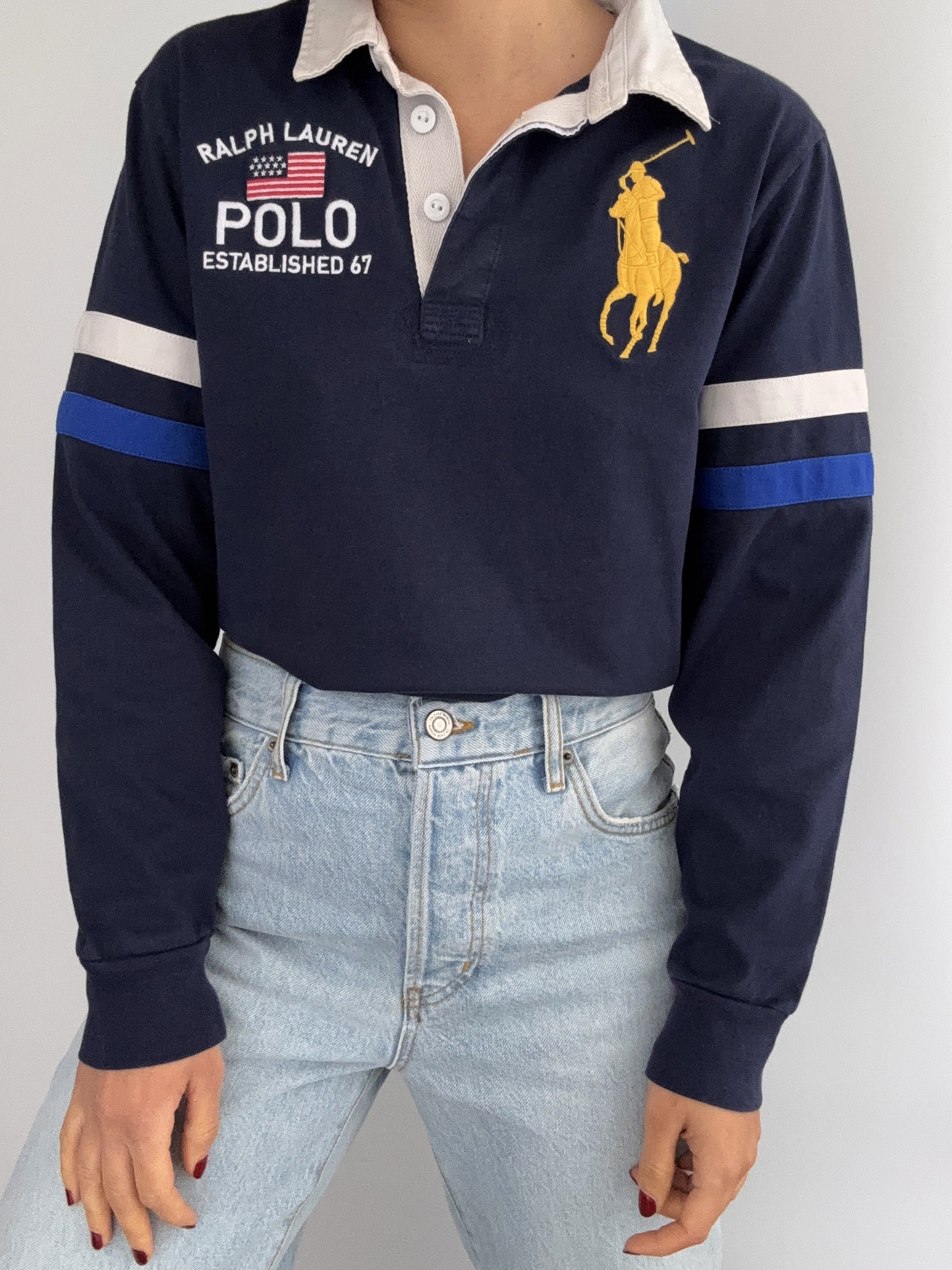 .Vintage Ralph Lauren golf embroidery polo
