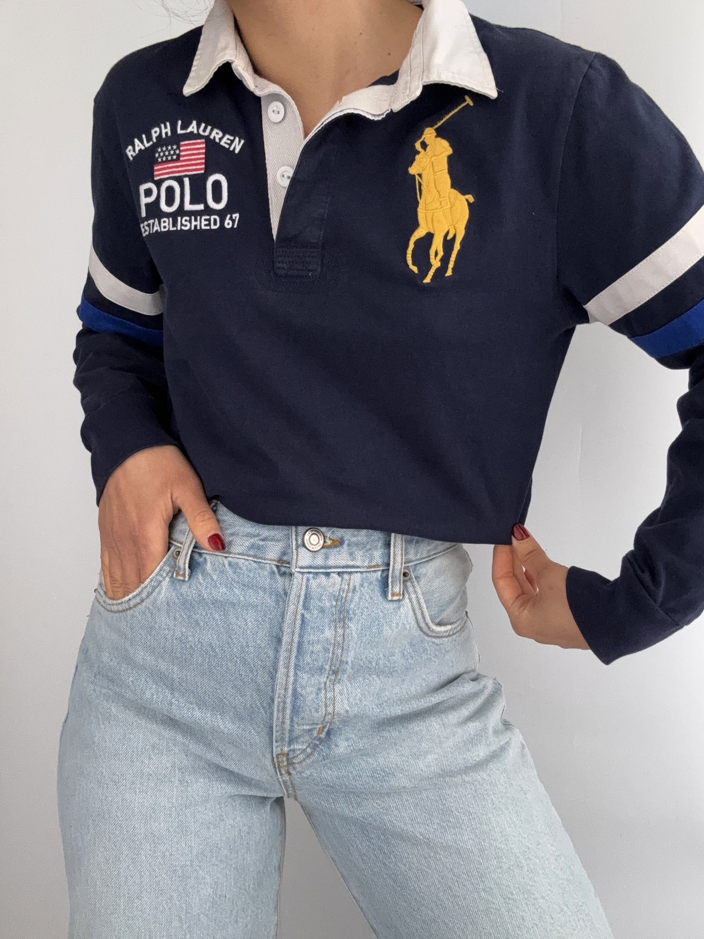 .Vintage Ralph Lauren golf embroidery polo