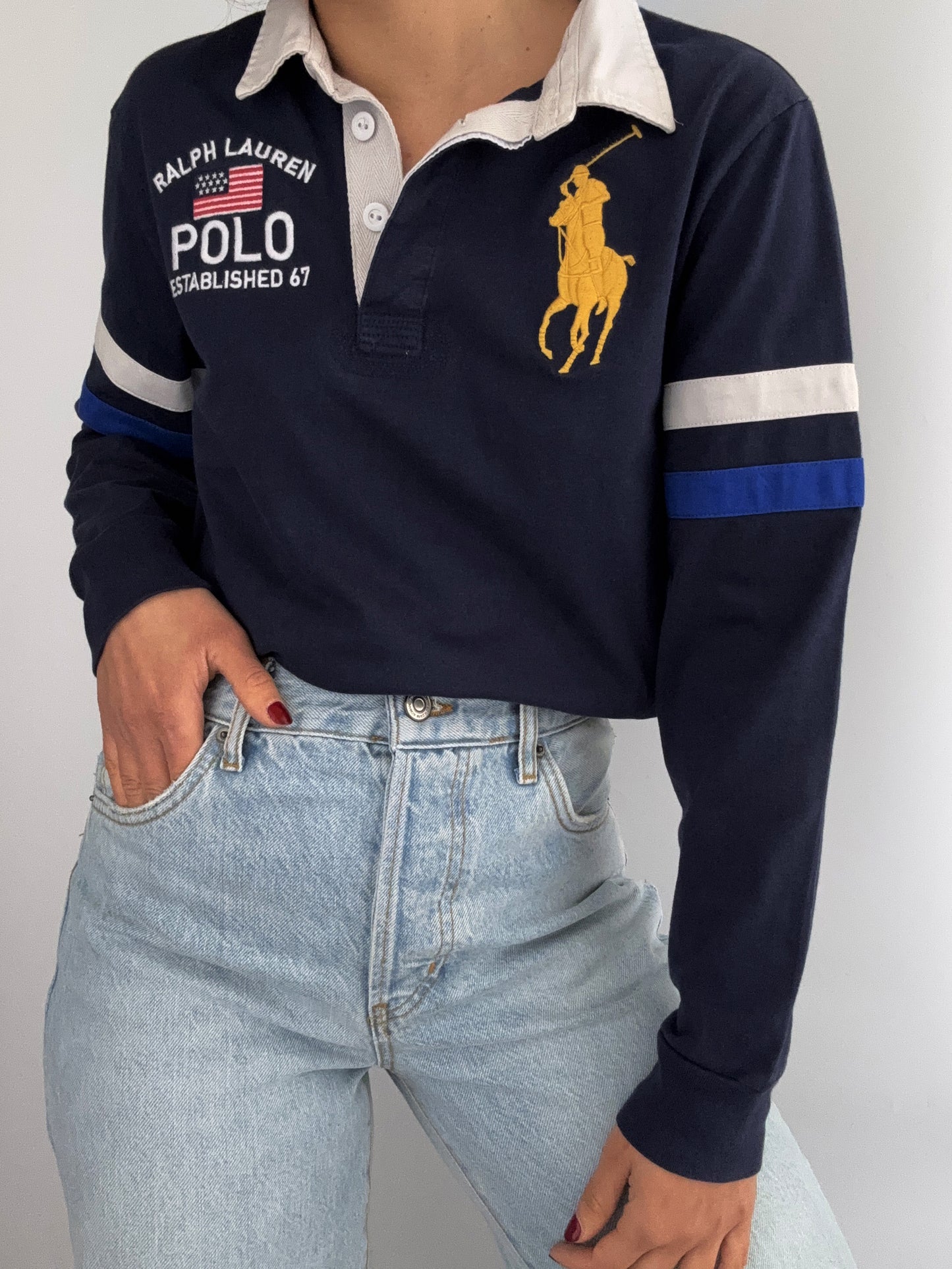 .Vintage Ralph Lauren golf embroidery polo
