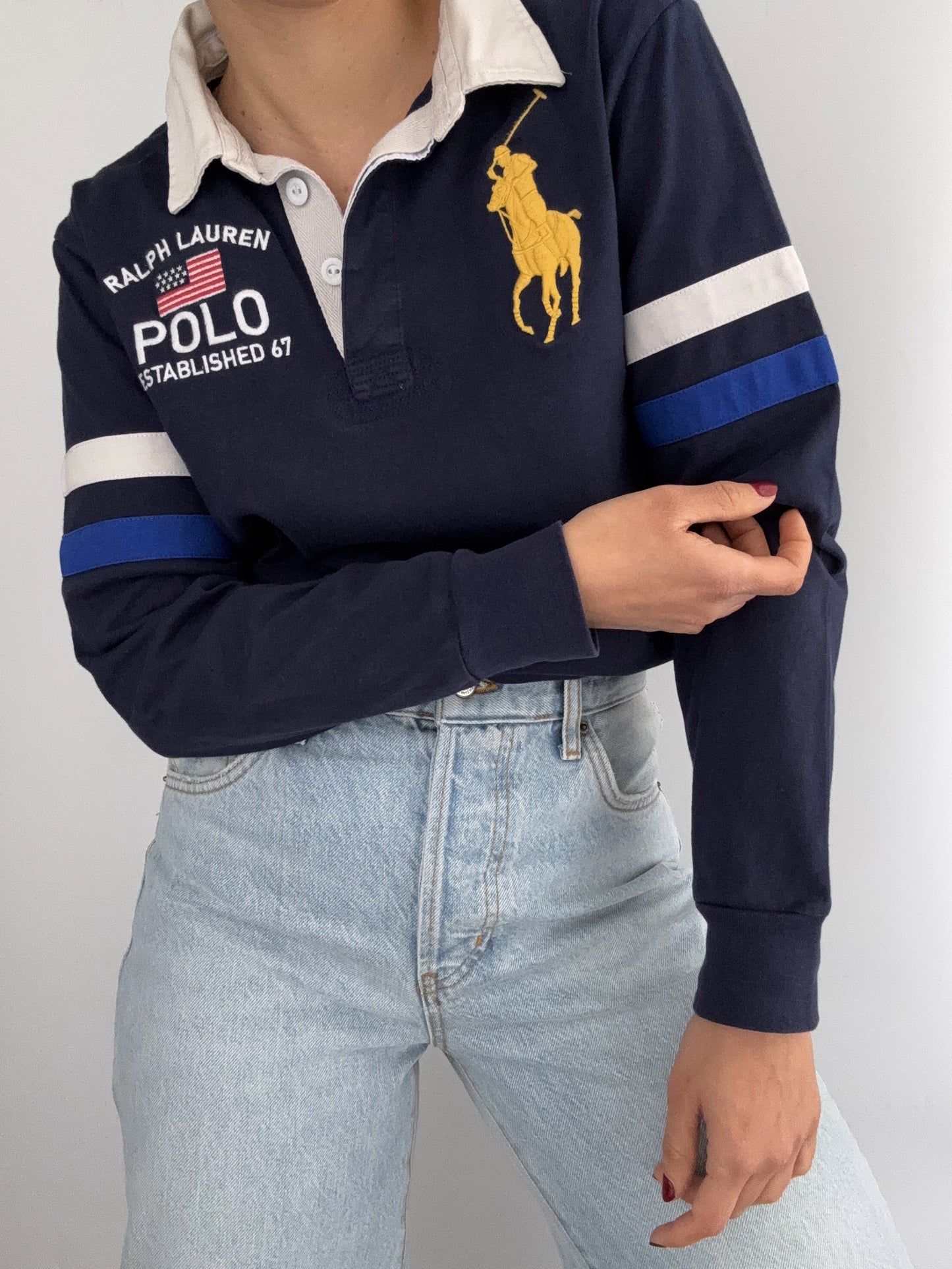 .Vintage Ralph Lauren golf embroidery polo