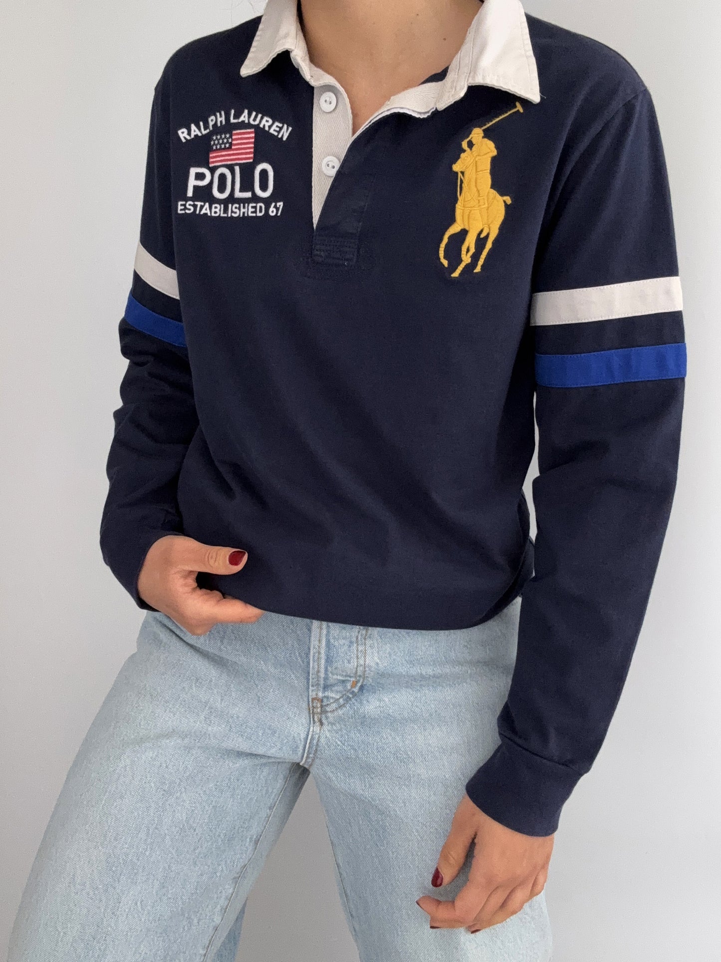 .Vintage Ralph Lauren golf embroidery polo