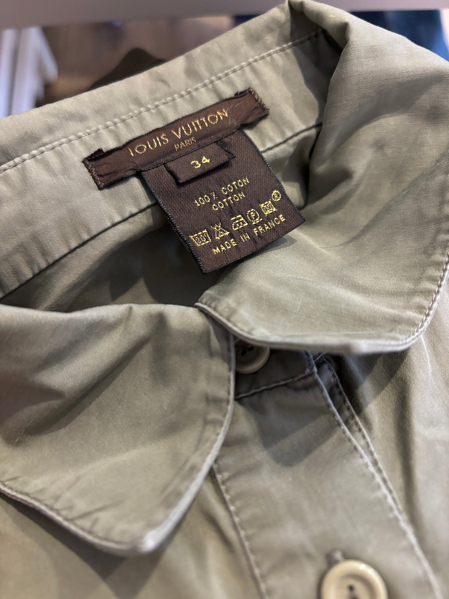 Louis Vuitton vintage cotton military shirt