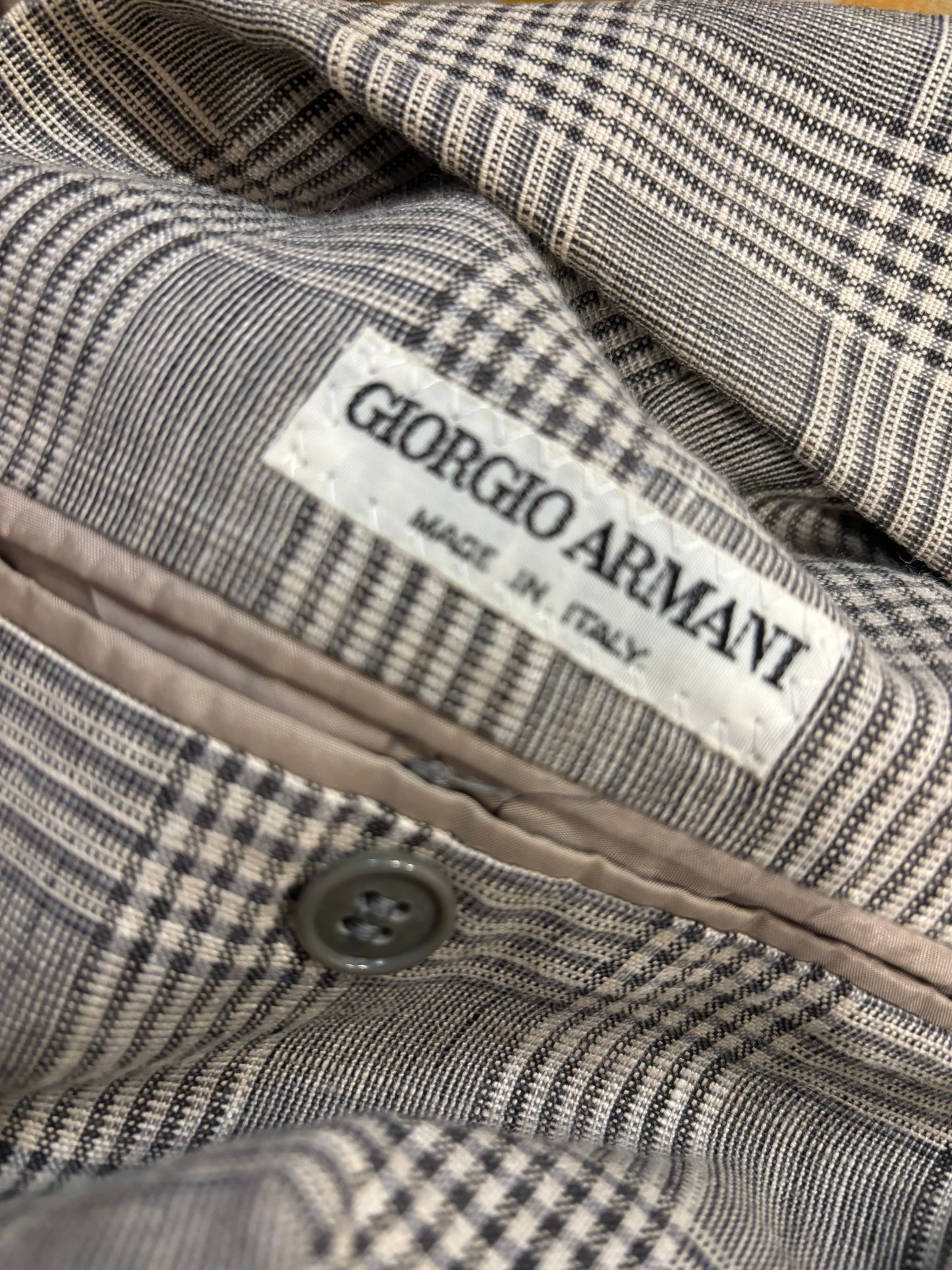 Giorgio Armani vintage PdP cotton blazer