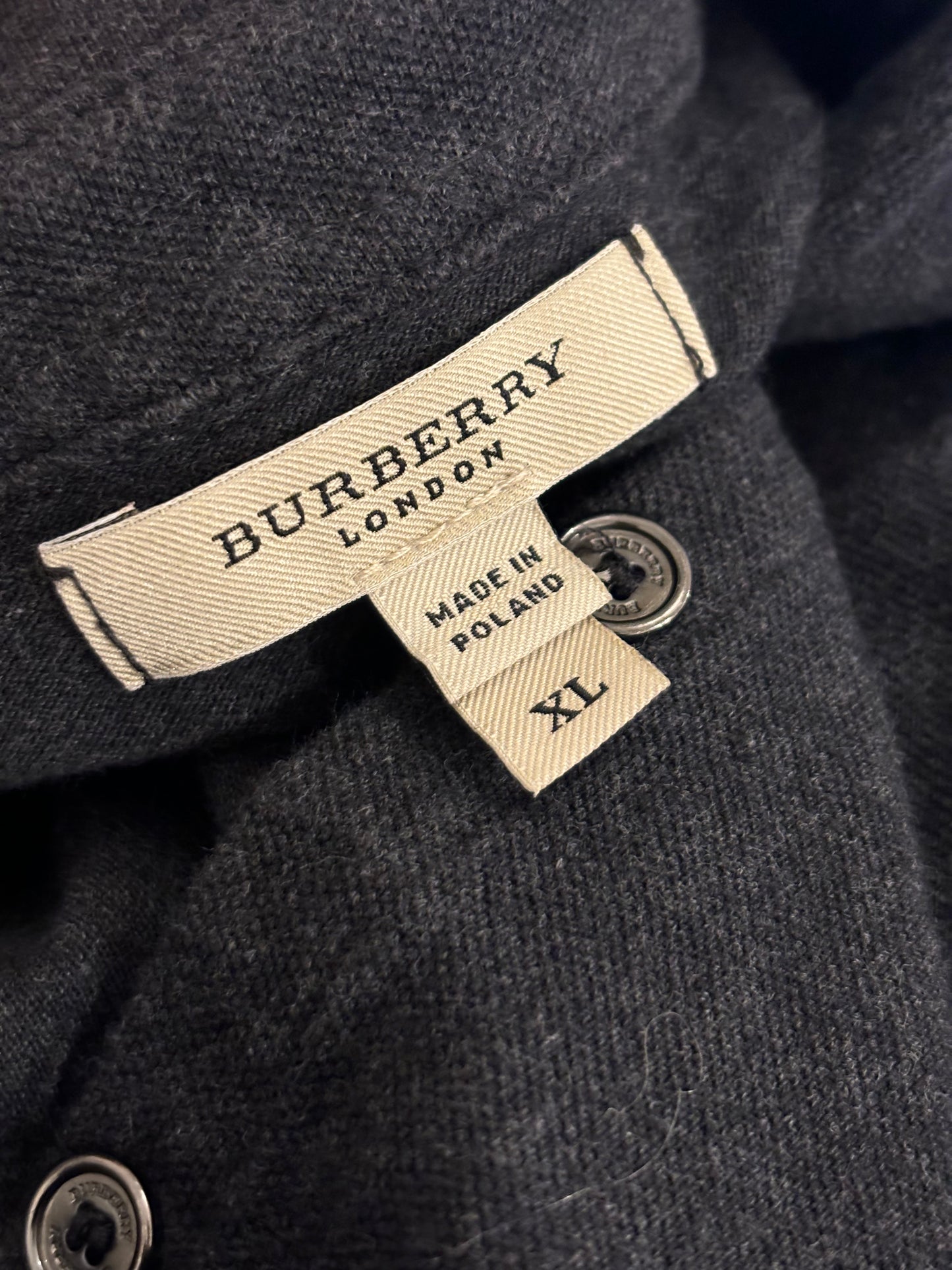Burberry grey doll polo in cotton