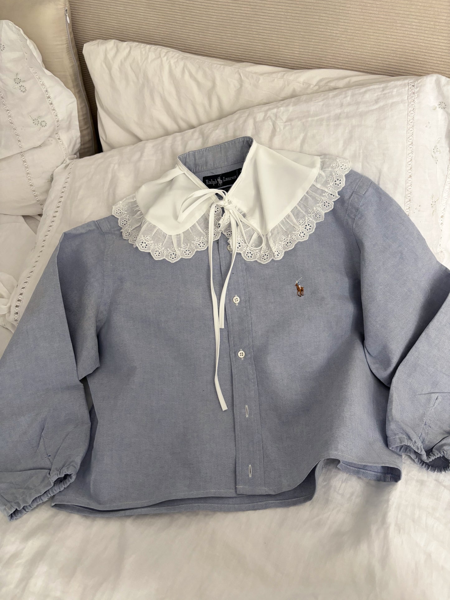 Ralph Lauren "RECYCLING" baby blue Shirt