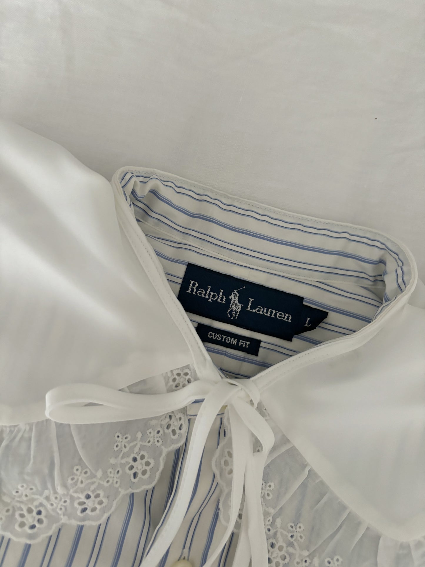 Ralph Lauren romantic "RECYCLING" vintage costine shirt