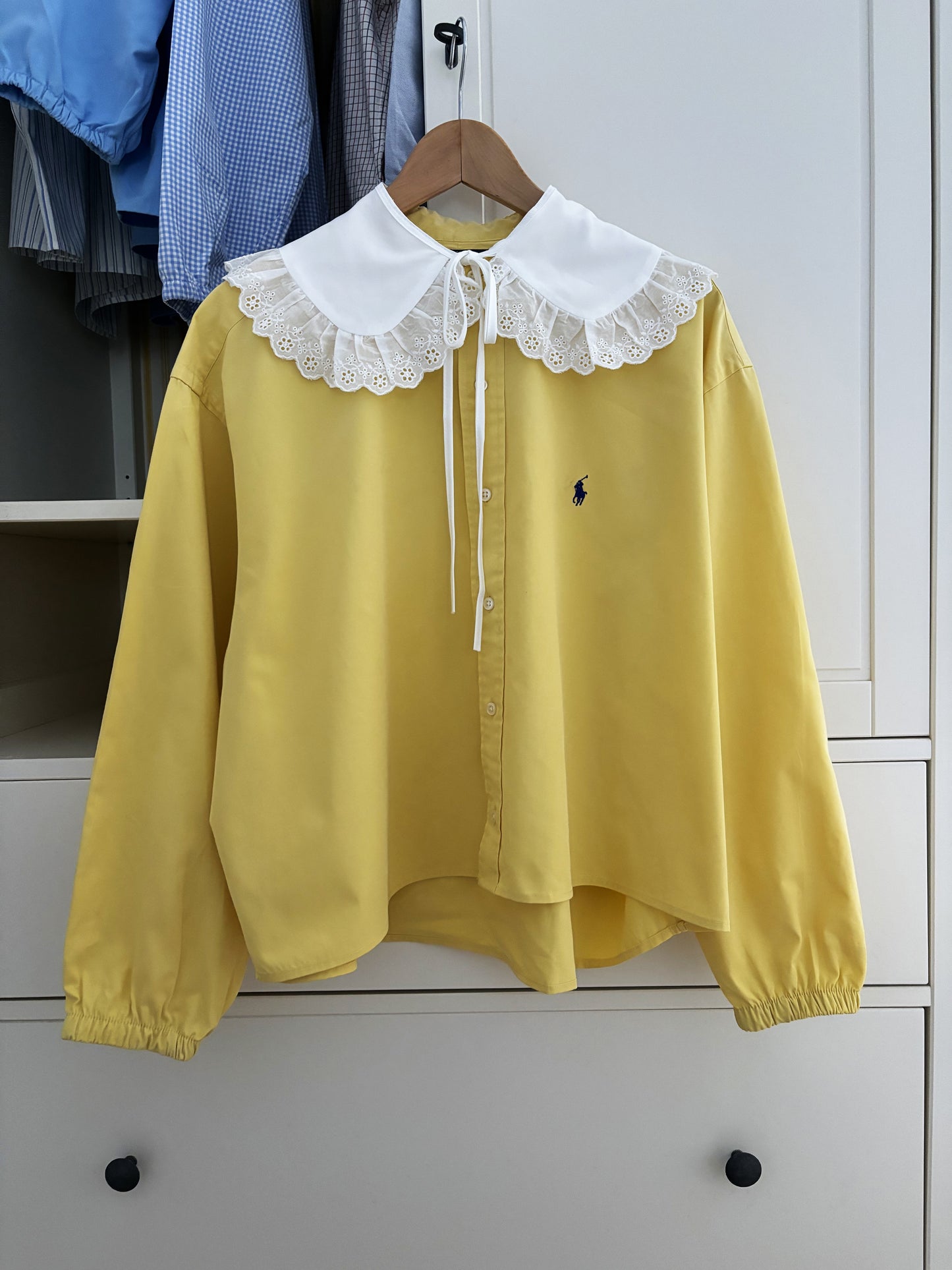 Ralph Lauren yellow "RECYCLING" vintage shirt