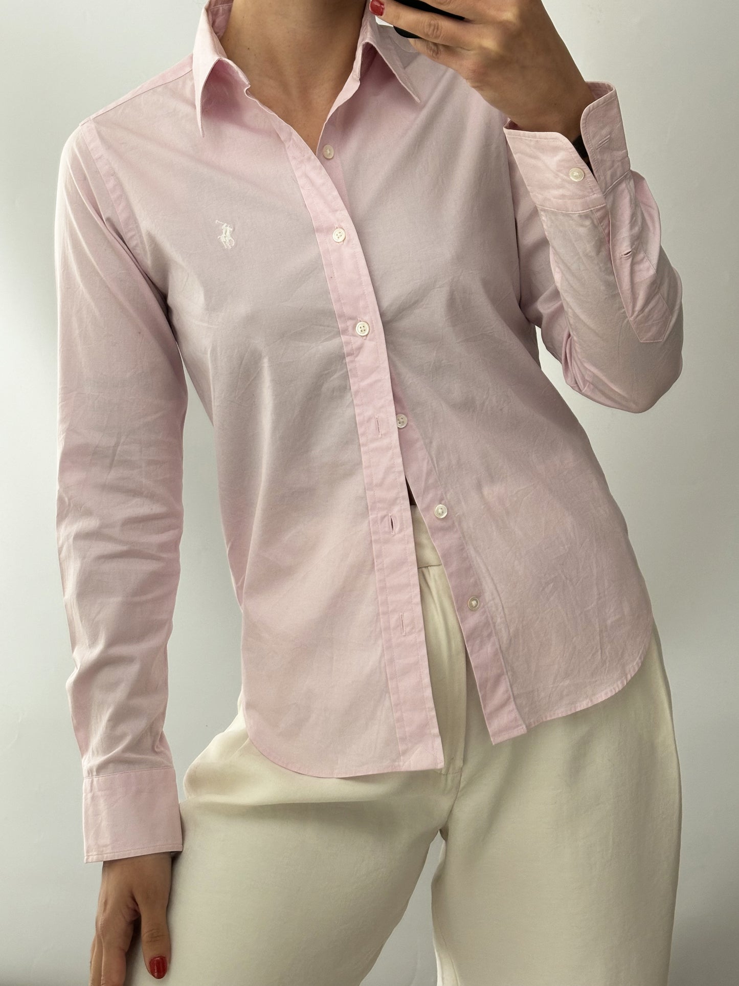 Soft Pink cotton Ralph Lauren shirt