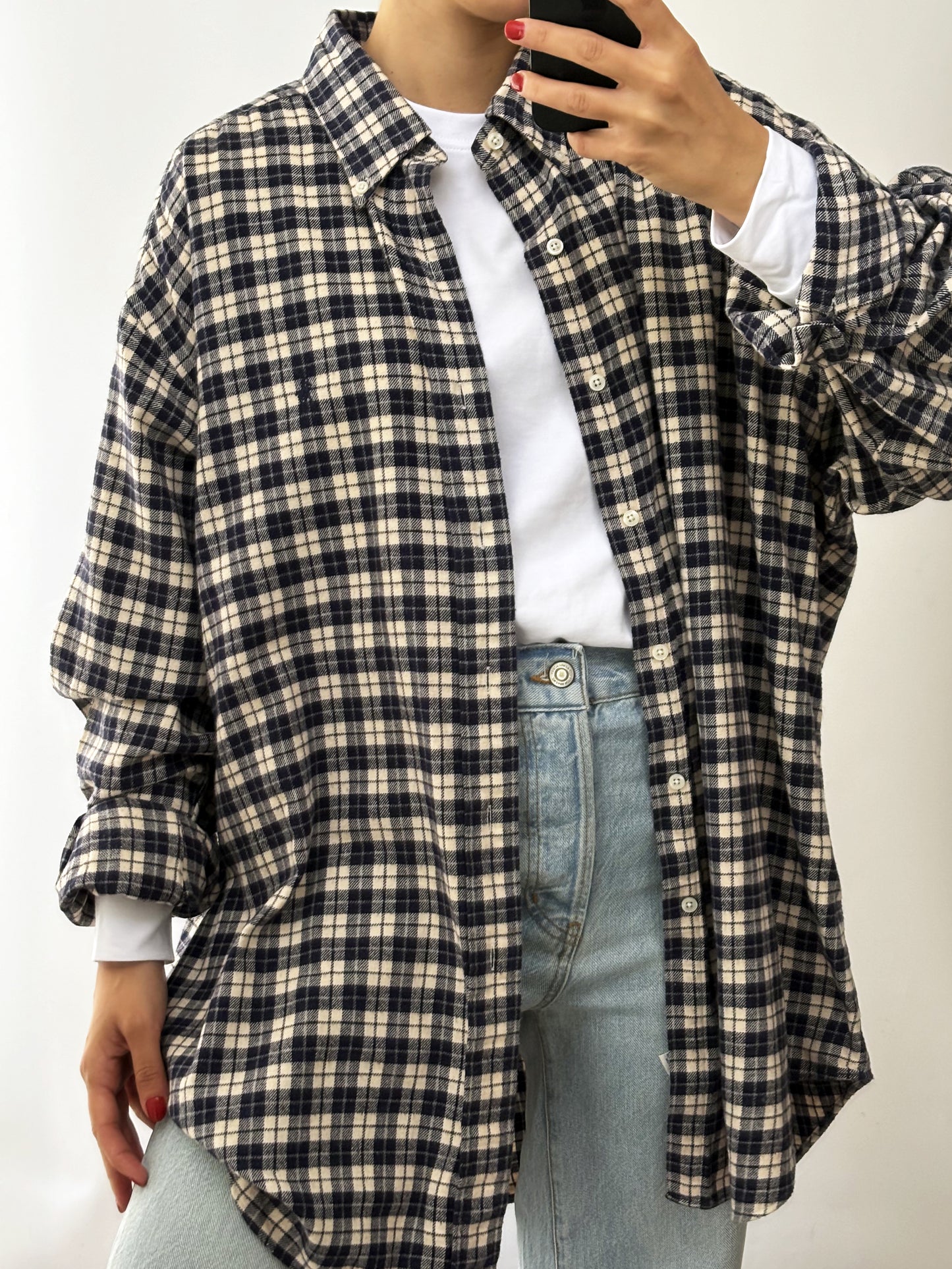 Vintage Ralph Lauren blue Plaid shirt