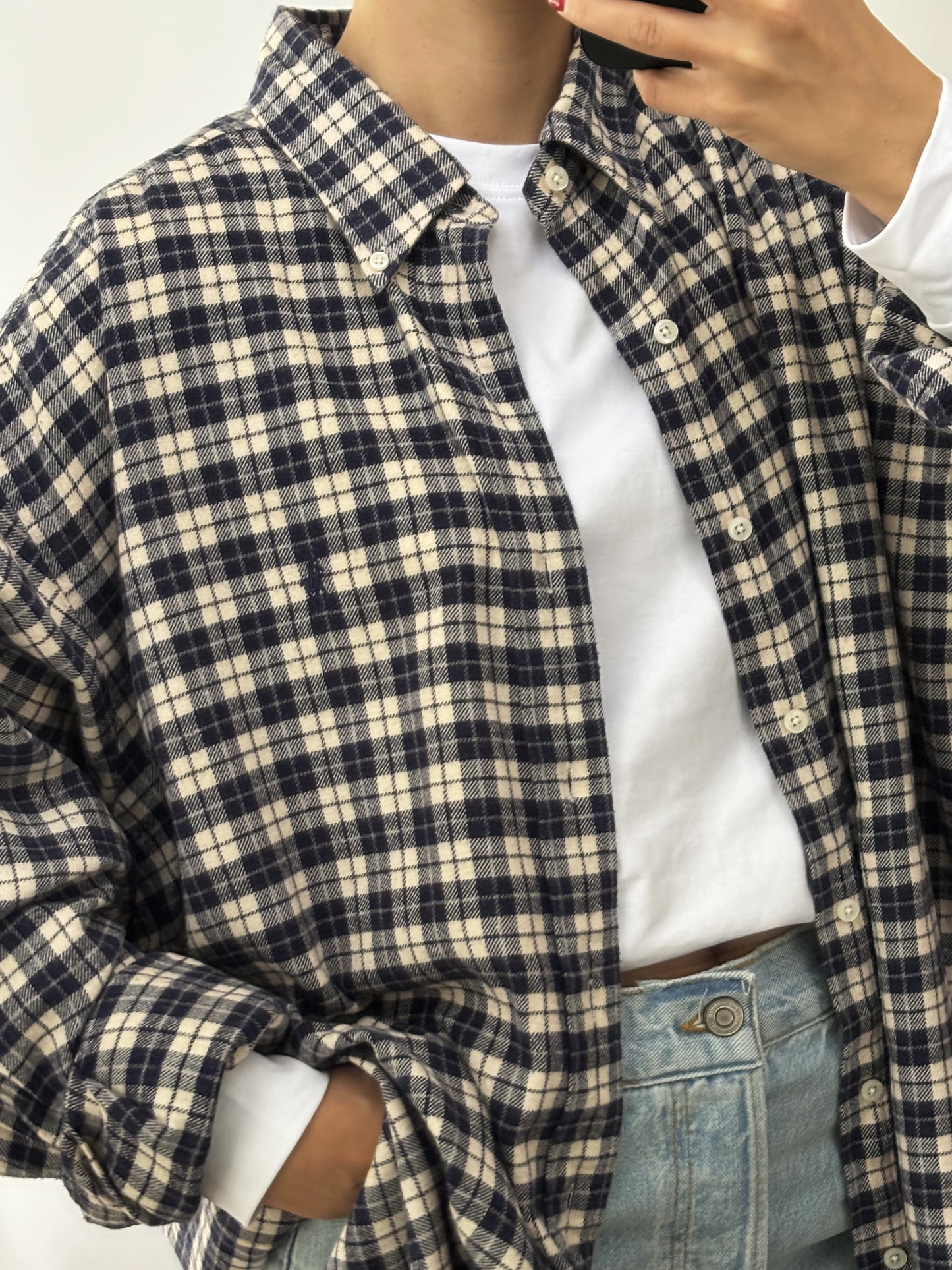 Vintage Ralph Lauren blue Plaid shirt