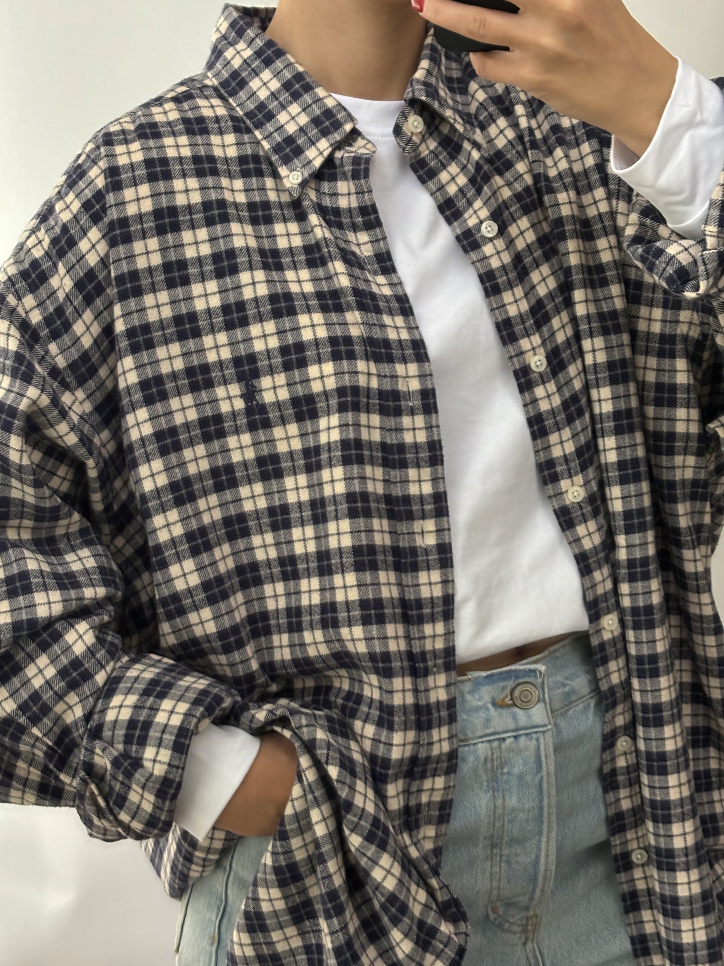 Vintage Ralph Lauren blue Plaid shirt