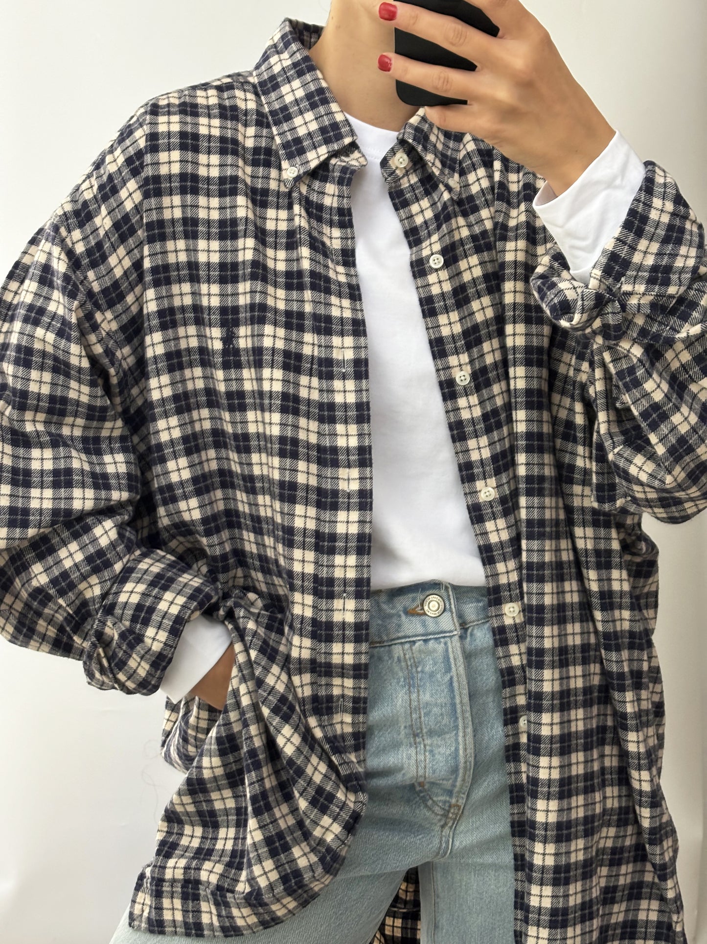 Vintage Ralph Lauren blue Plaid shirt