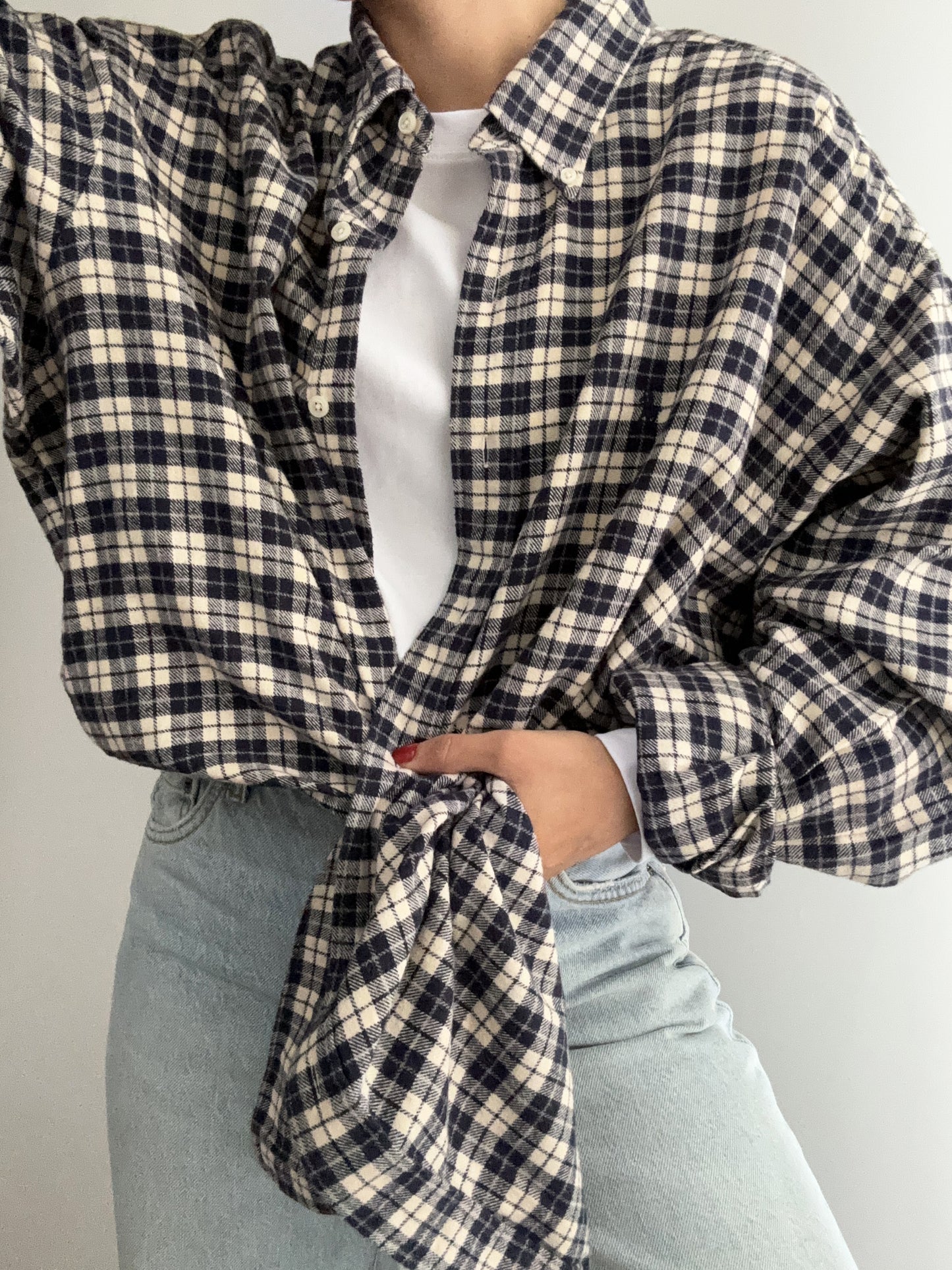 Vintage Ralph Lauren blue Plaid shirt