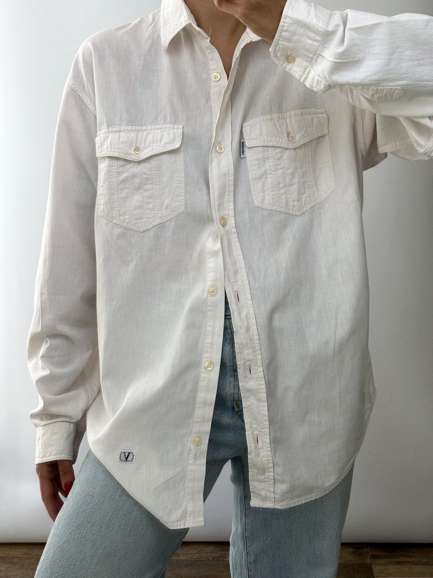 Valentino vintage pure cotton basic shirt