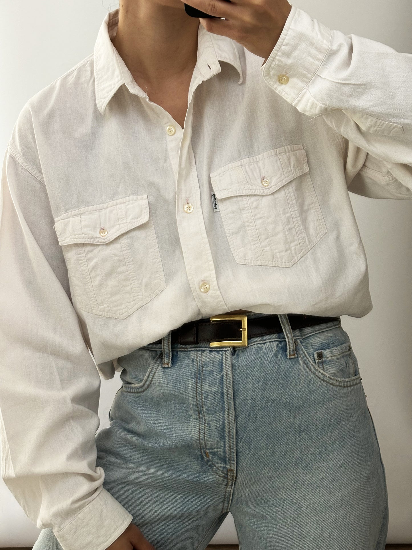 Valentino vintage pure cotton basic shirt