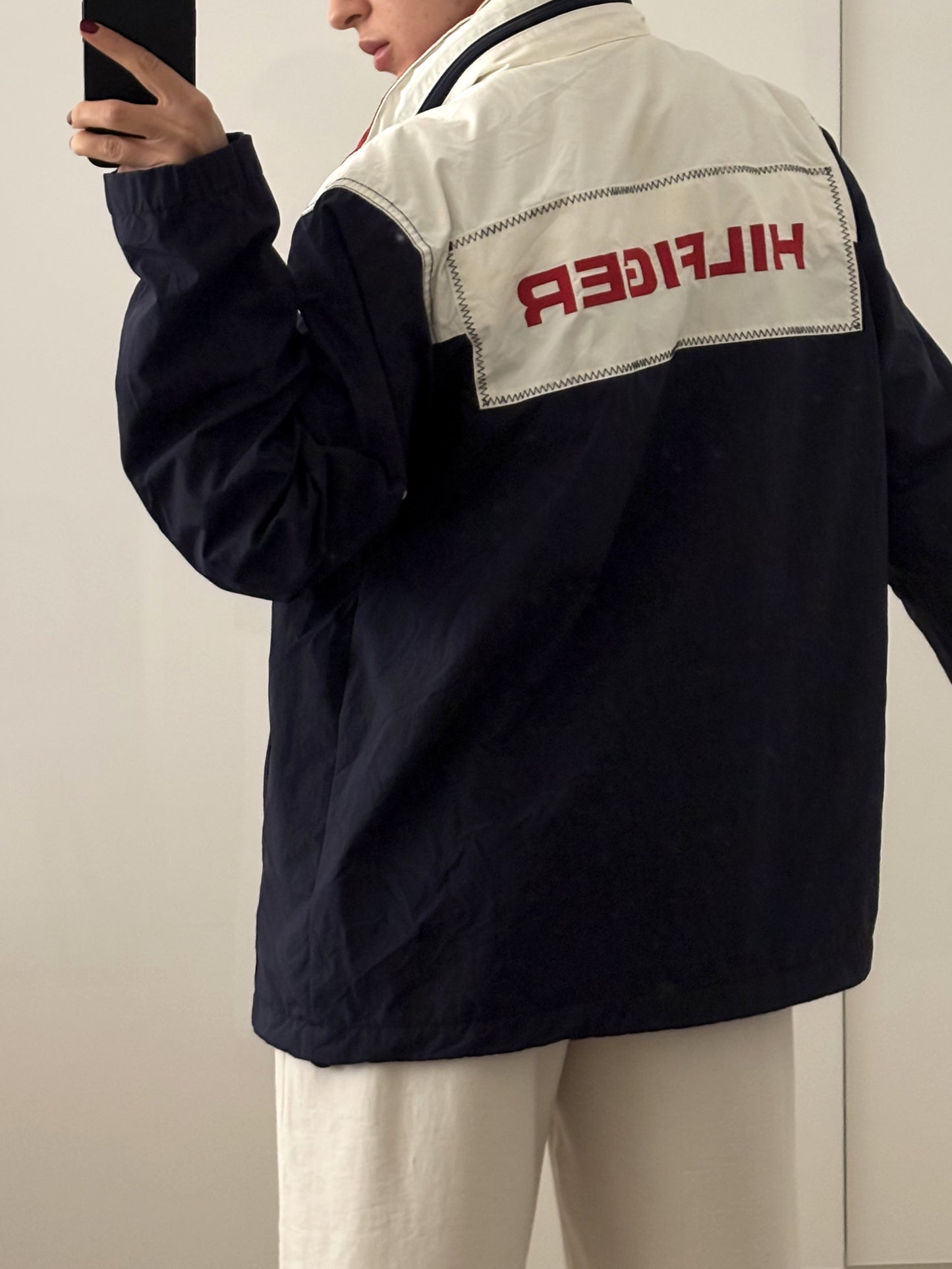 .Rare Vintage Tommy Hilfiger petch bomber