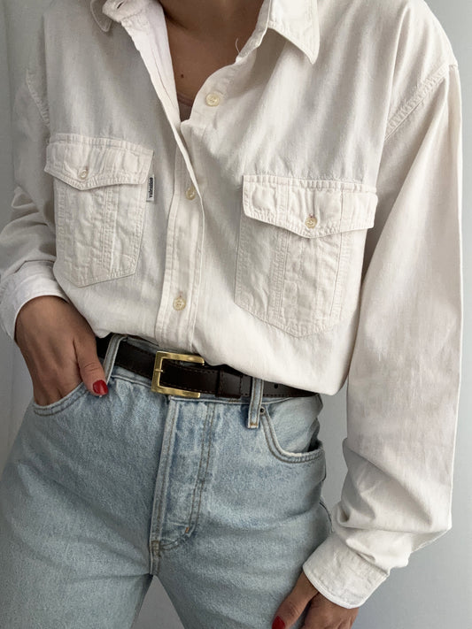 Valentino vintage pure cotton basic shirt