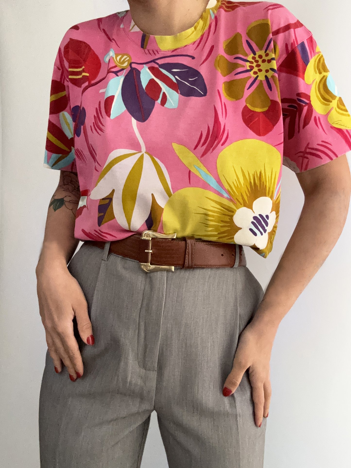 Gucci vintage 70's print Shirt