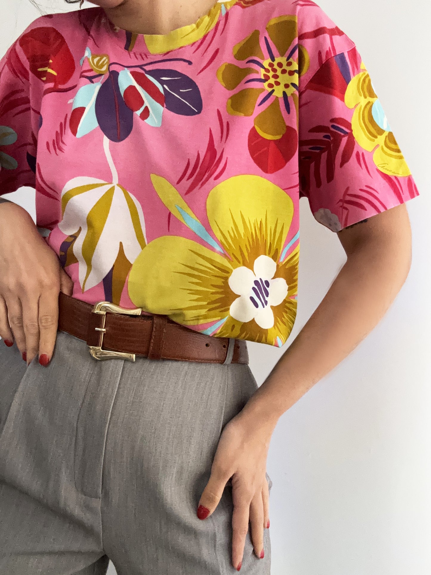 Gucci vintage 70's print Shirt