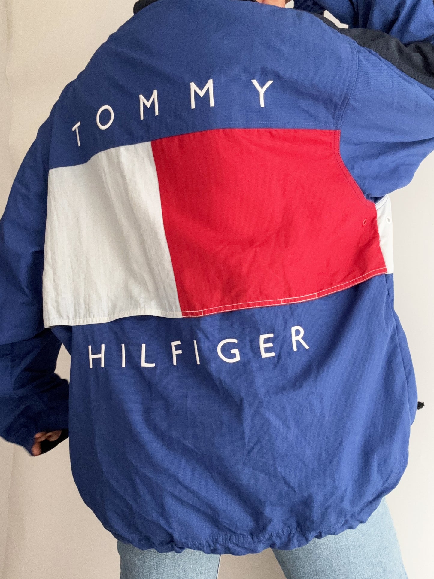 Rare Vintage Tommy Hilfiger flag bomber