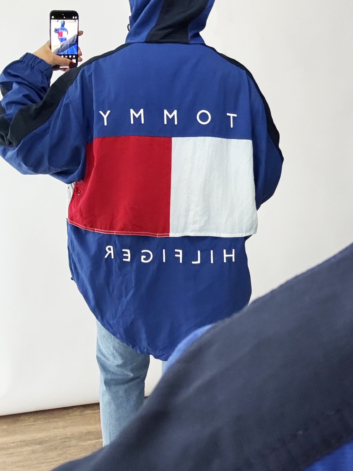 Rare Vintage Tommy Hilfiger flag bomber
