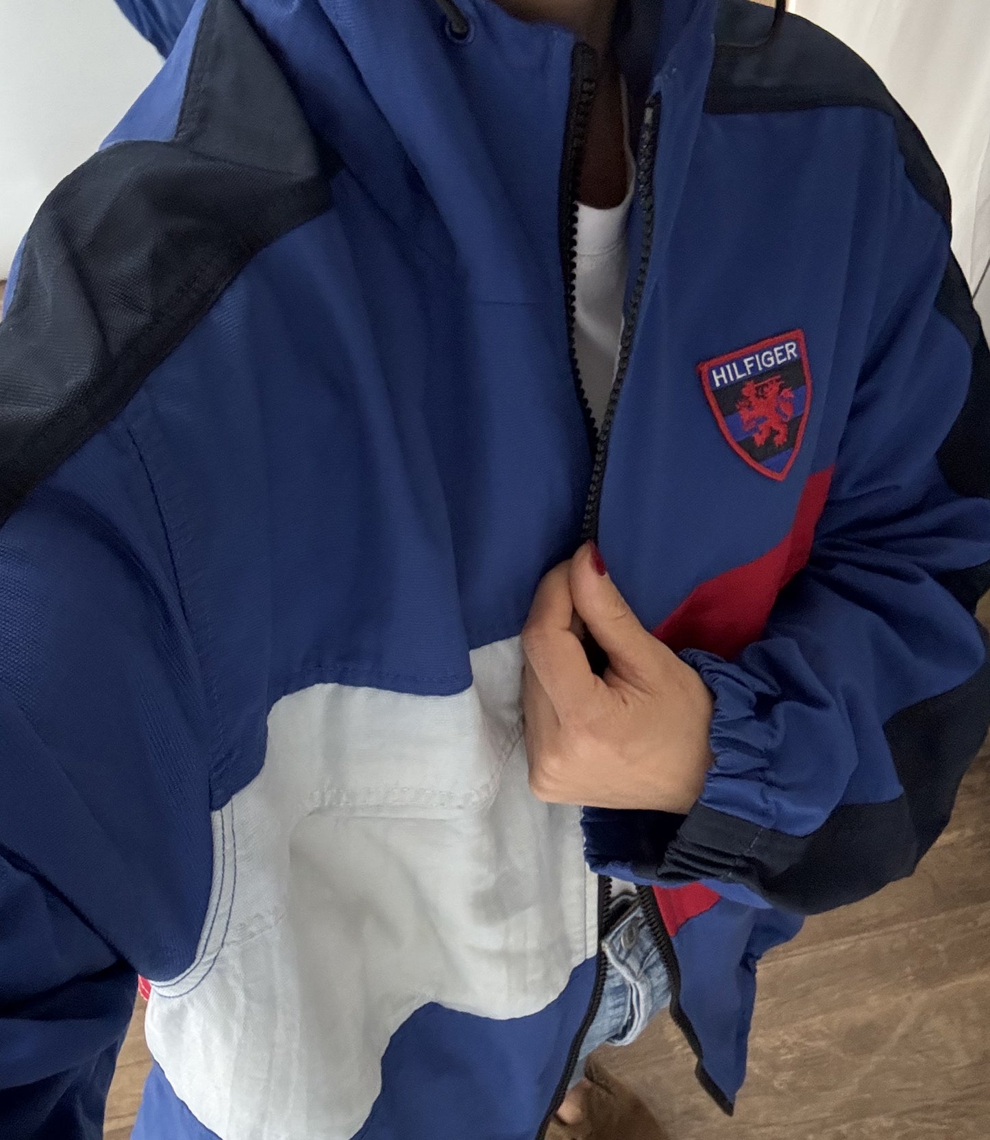 Rare Vintage Tommy Hilfiger flag bomber