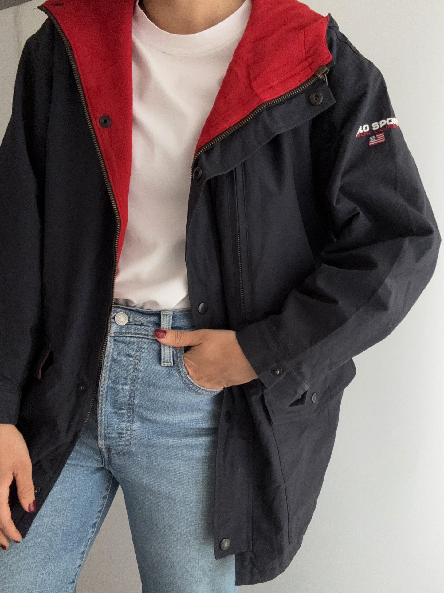 Ralph Lauren Polo Sport vintage Pile bomber