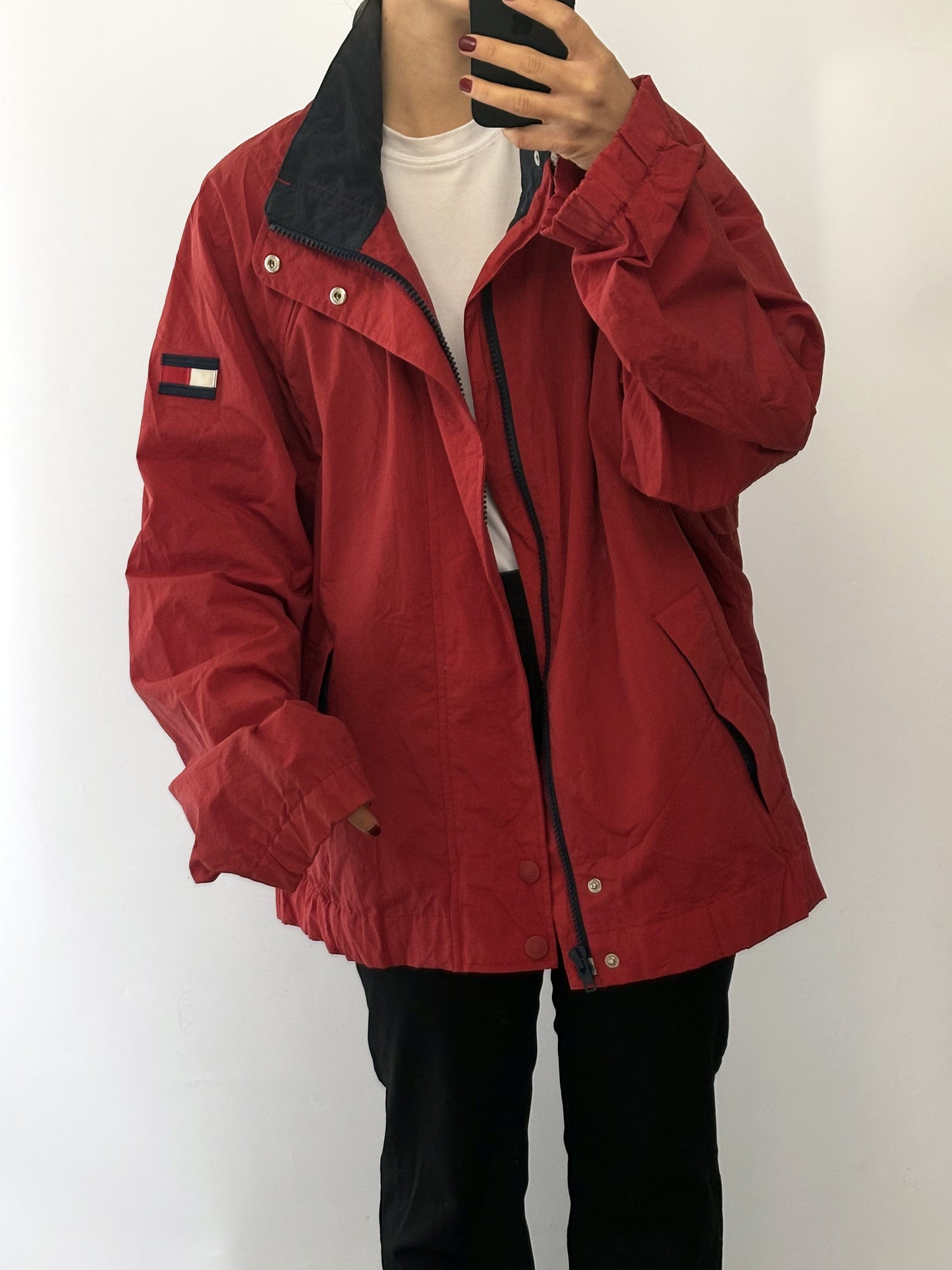 Tommy Hilfiger vintage flag navy. bomber