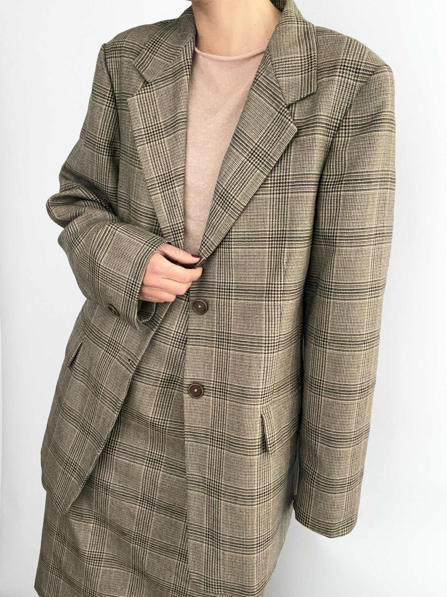 .Marella vintage Pdp brown tailleur in wool