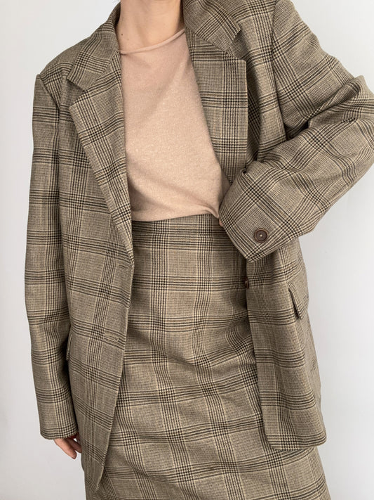 .Marella vintage Pdp brown tailleur in wool
