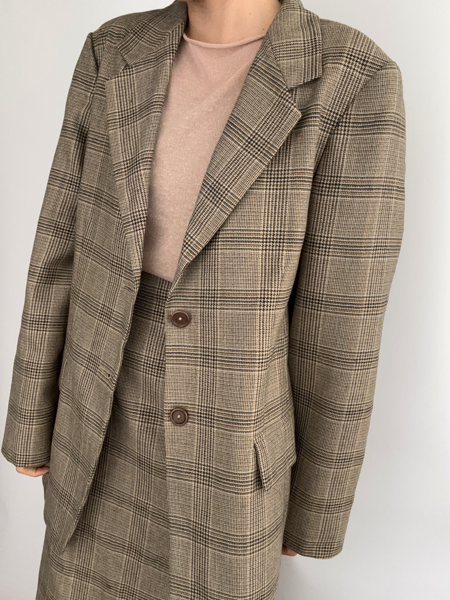 .Marella vintage Pdp brown tailleur in wool