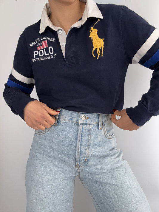 .Vintage Ralph Lauren golf embroidery polo