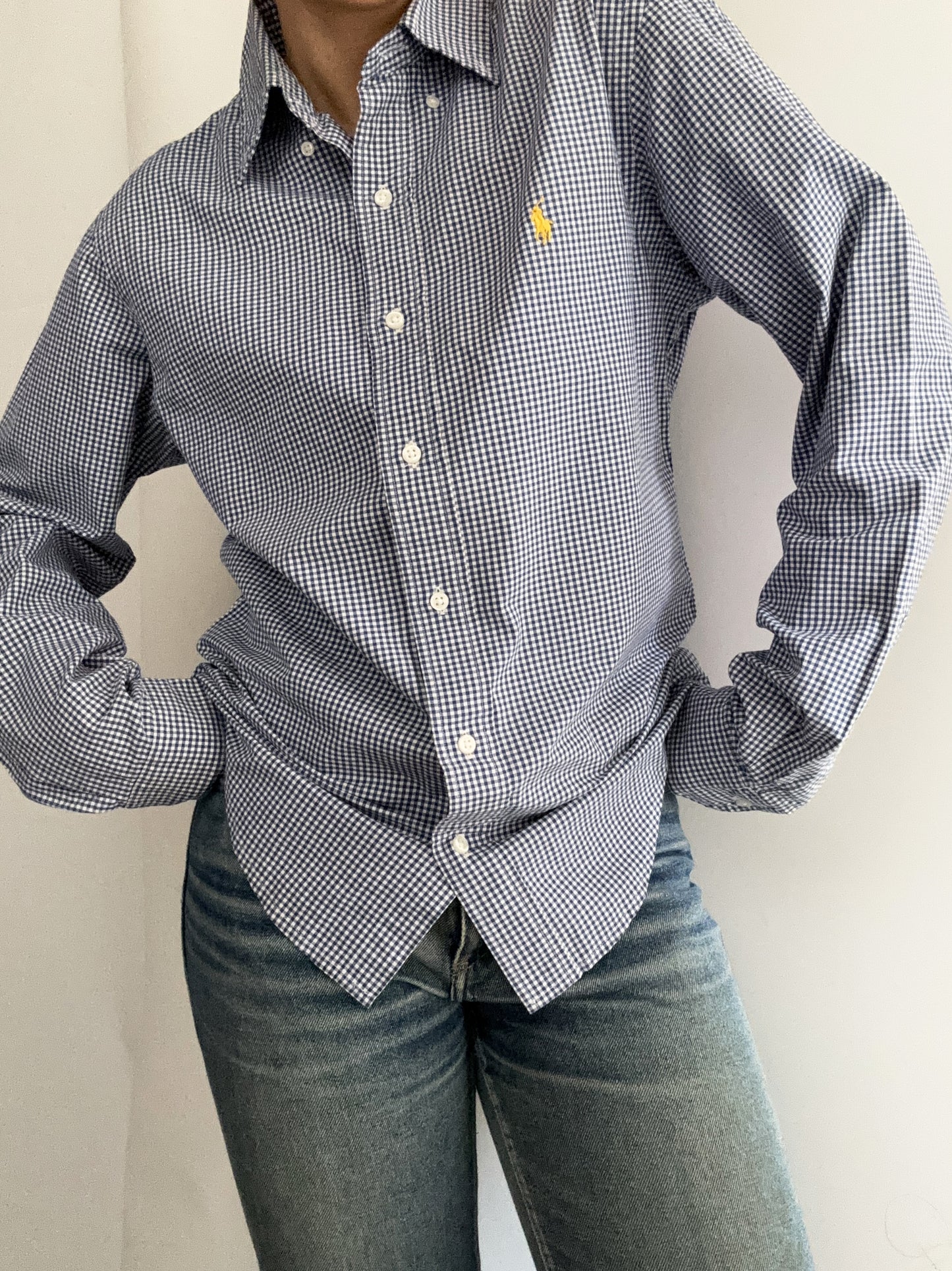 Vichy Ralph Lauren vintage bluette print