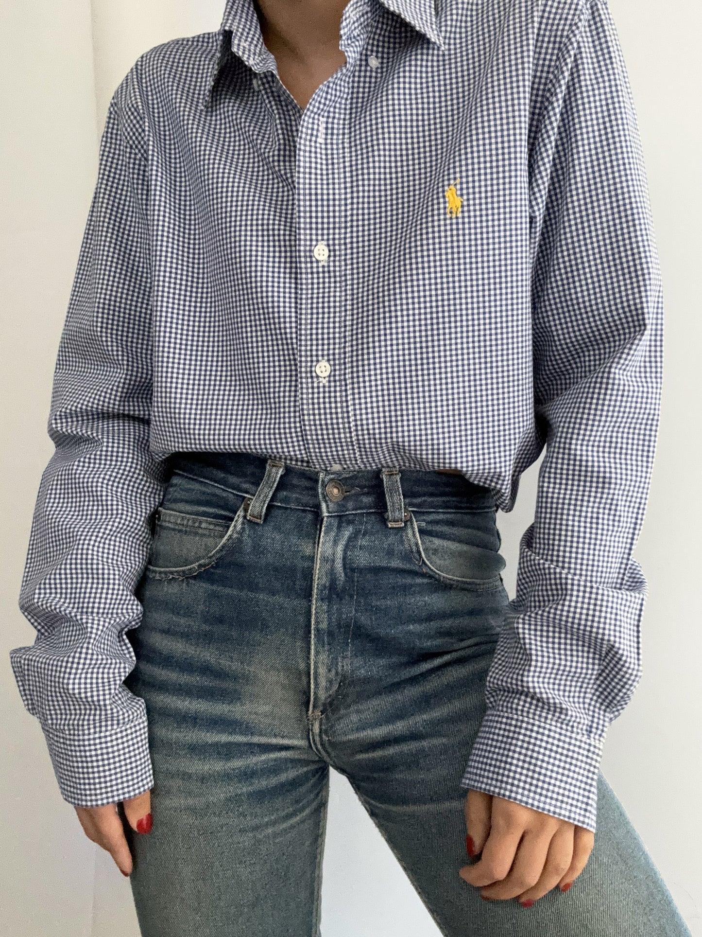 Vichy Ralph Lauren vintage bluette print