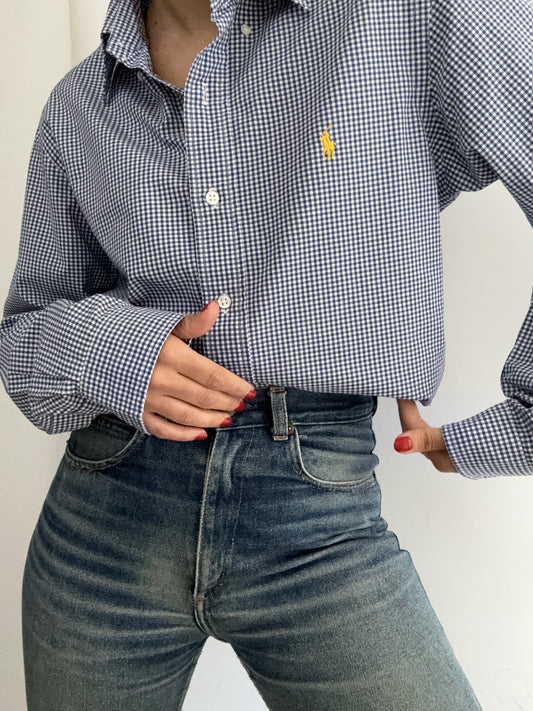 Vichy Ralph Lauren vintage bluette print