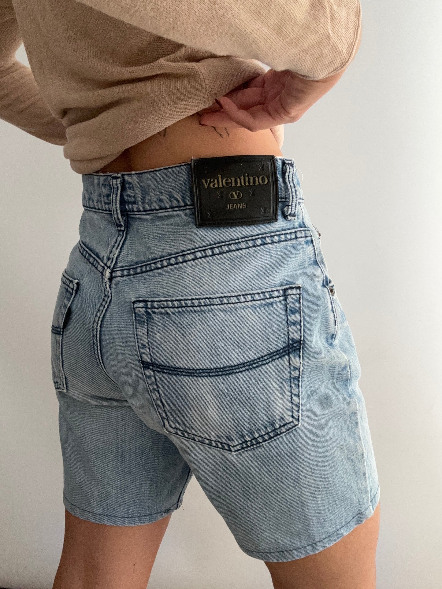 Vintage Valentino biker denim