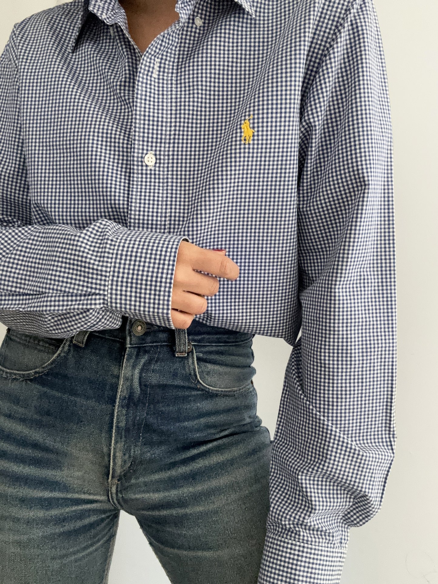 Vichy Ralph Lauren vintage bluette print