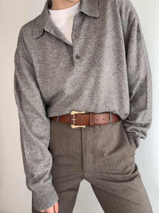 Valentino vintage silk & cashmere polo