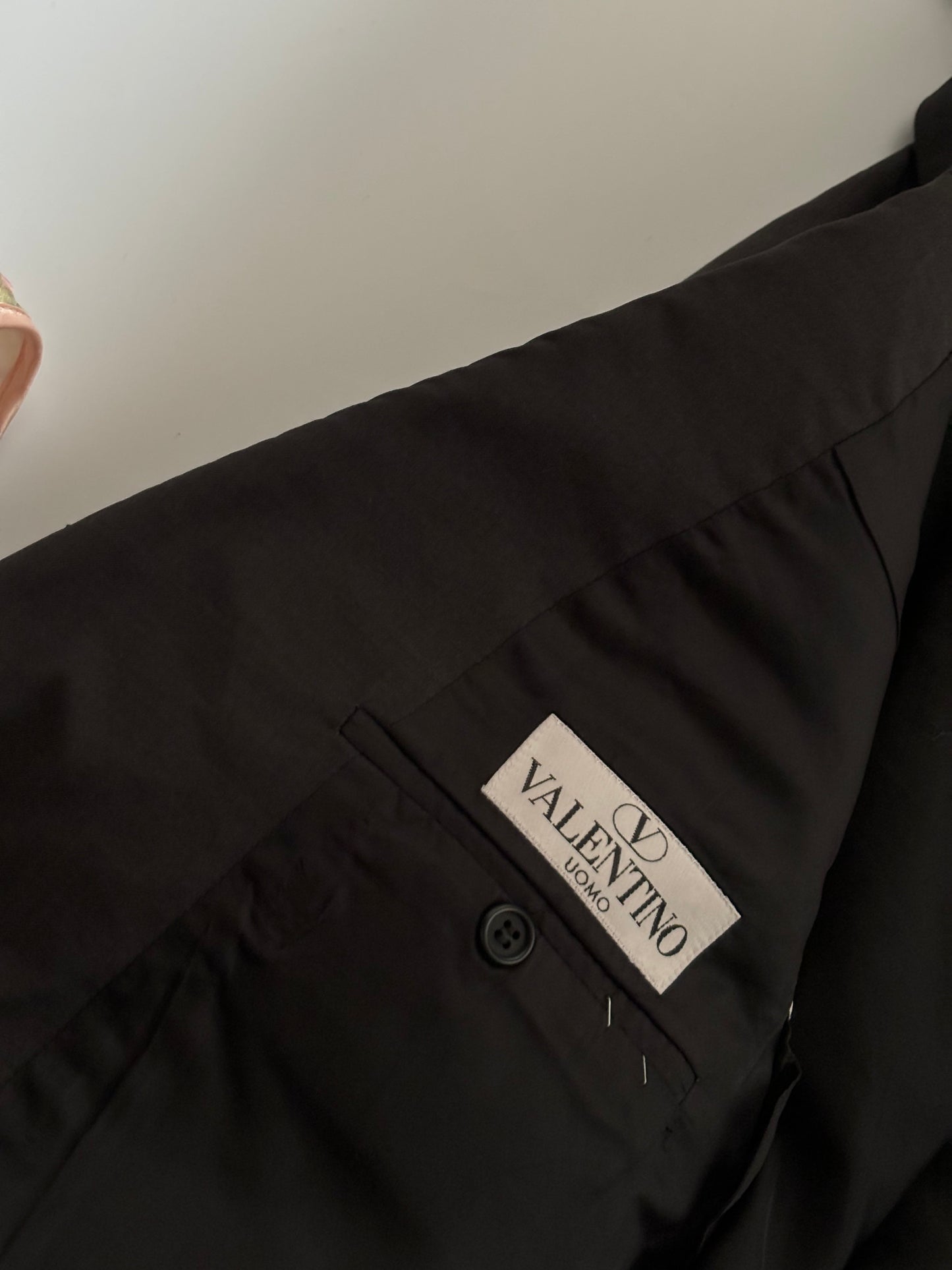 Valentino vintage black blazer virgin wool