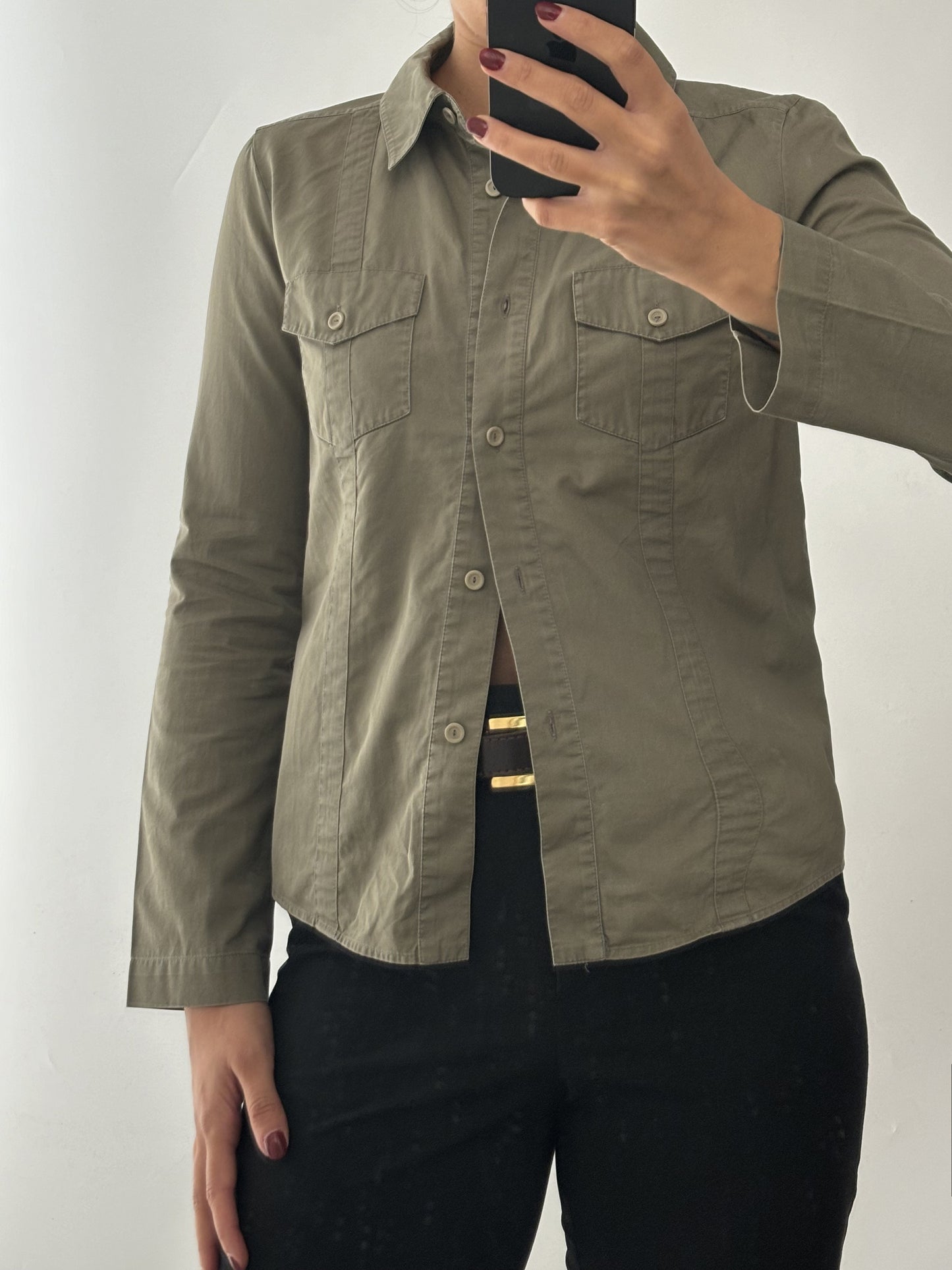 Louis Vuitton vintage cotton military shirt