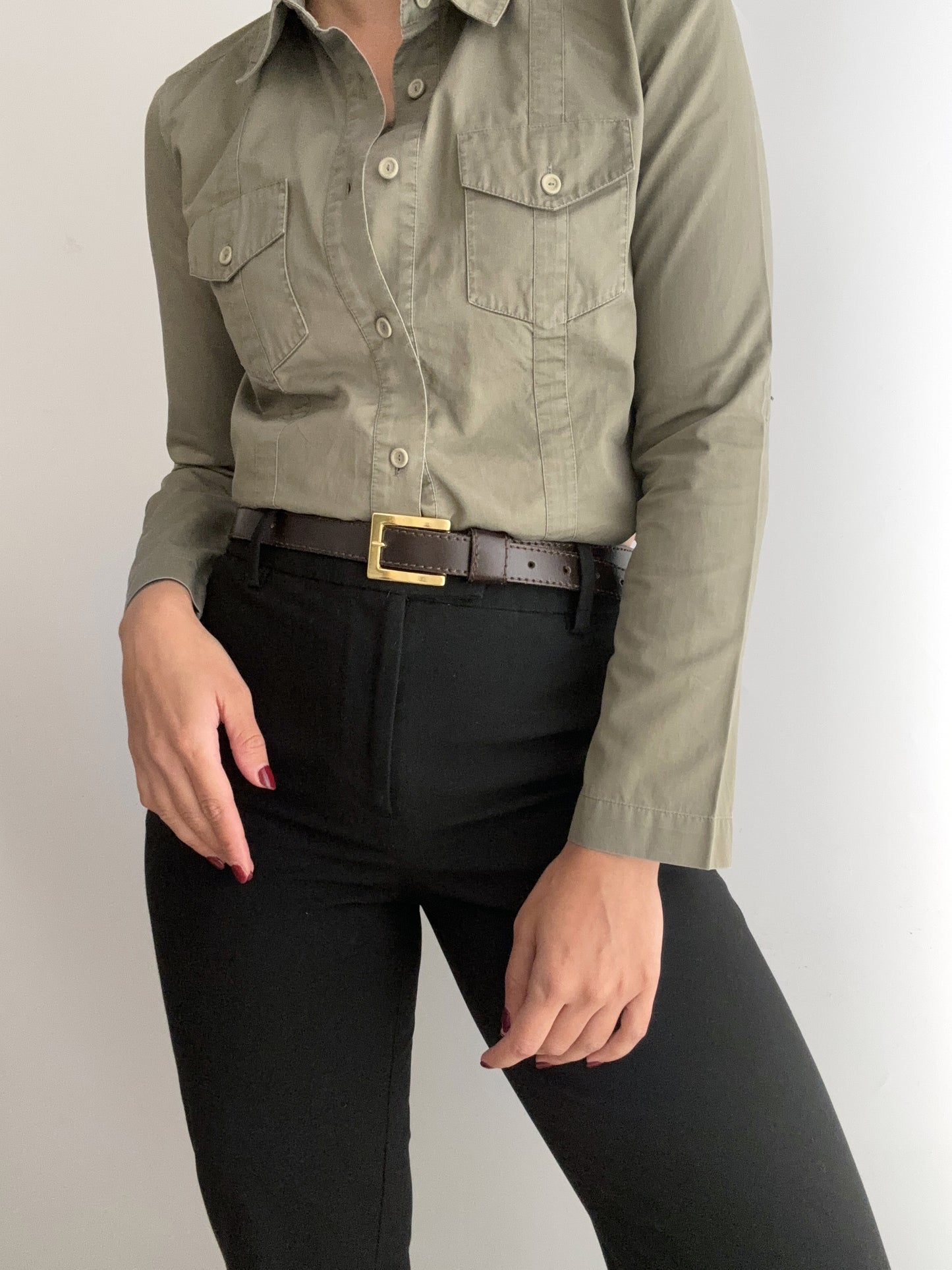 Louis Vuitton vintage cotton military shirt