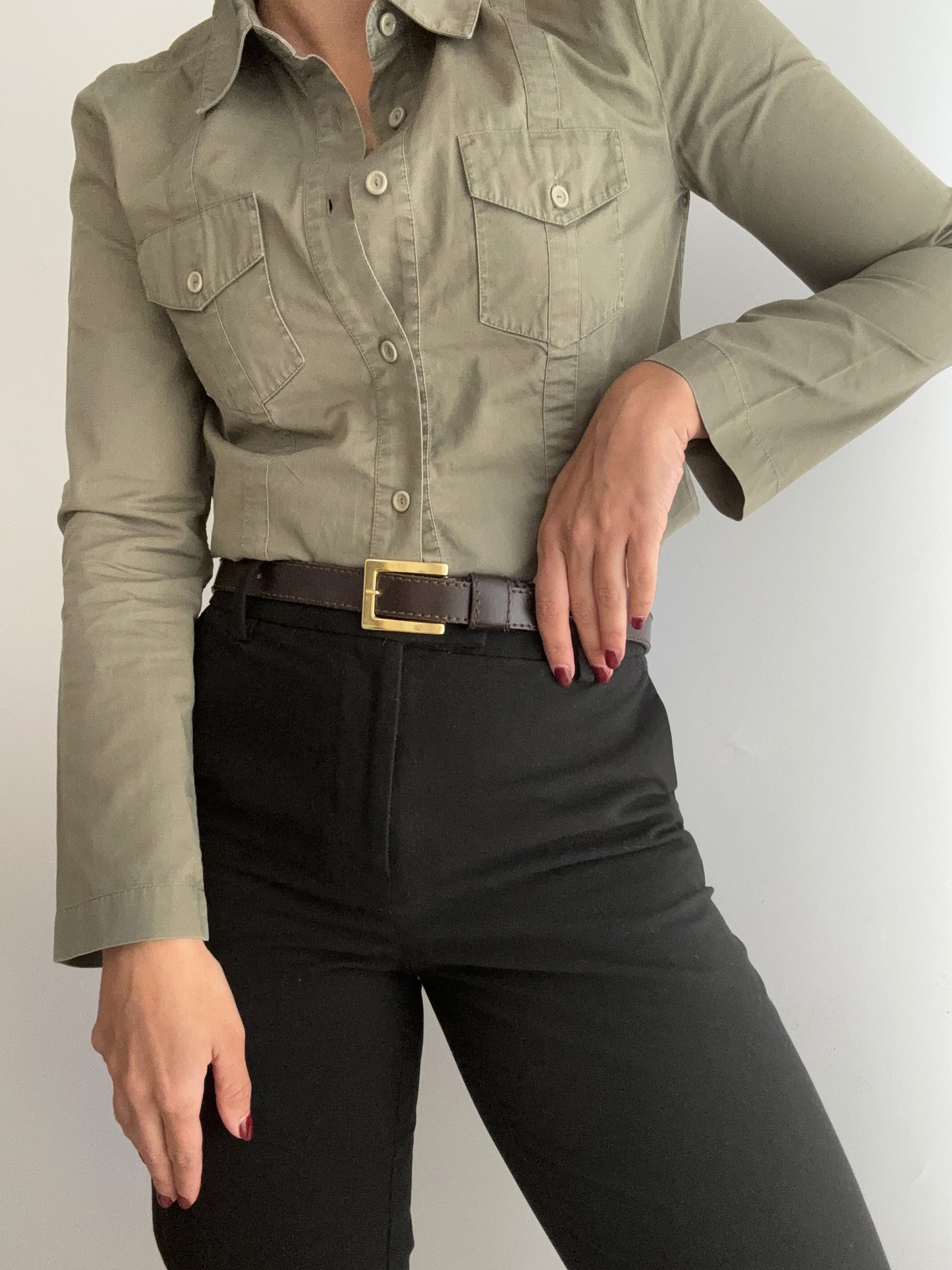 Louis Vuitton vintage cotton military shirt