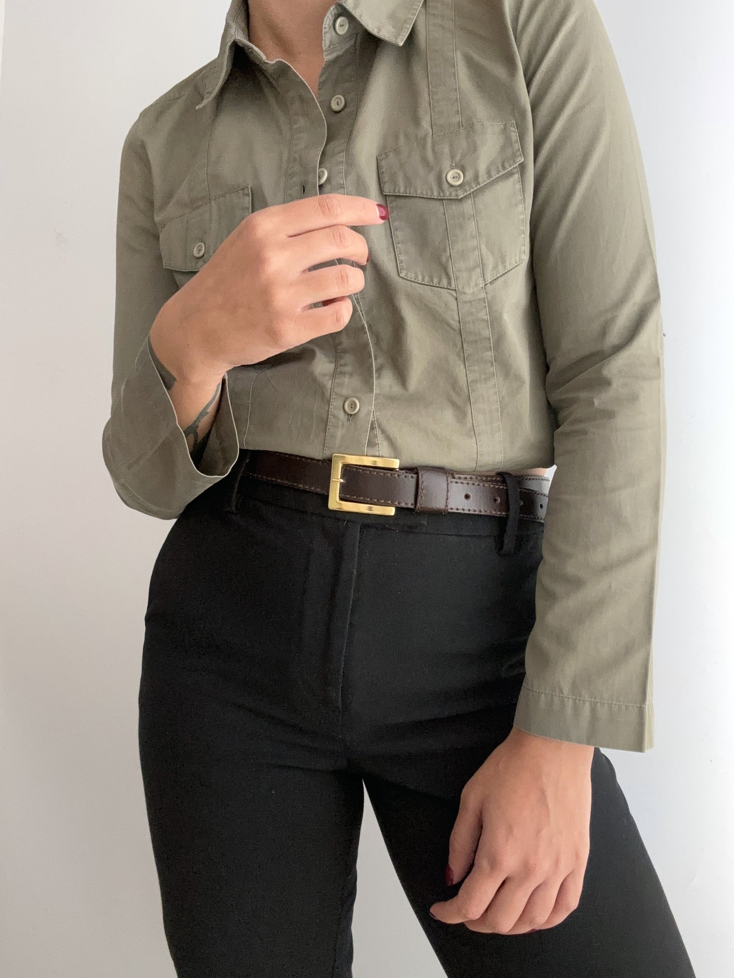 Louis Vuitton vintage cotton military shirt