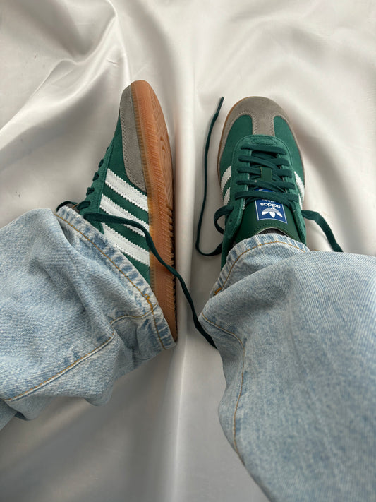 adidas Samba OG Collegiate Green Gum Grey Toe