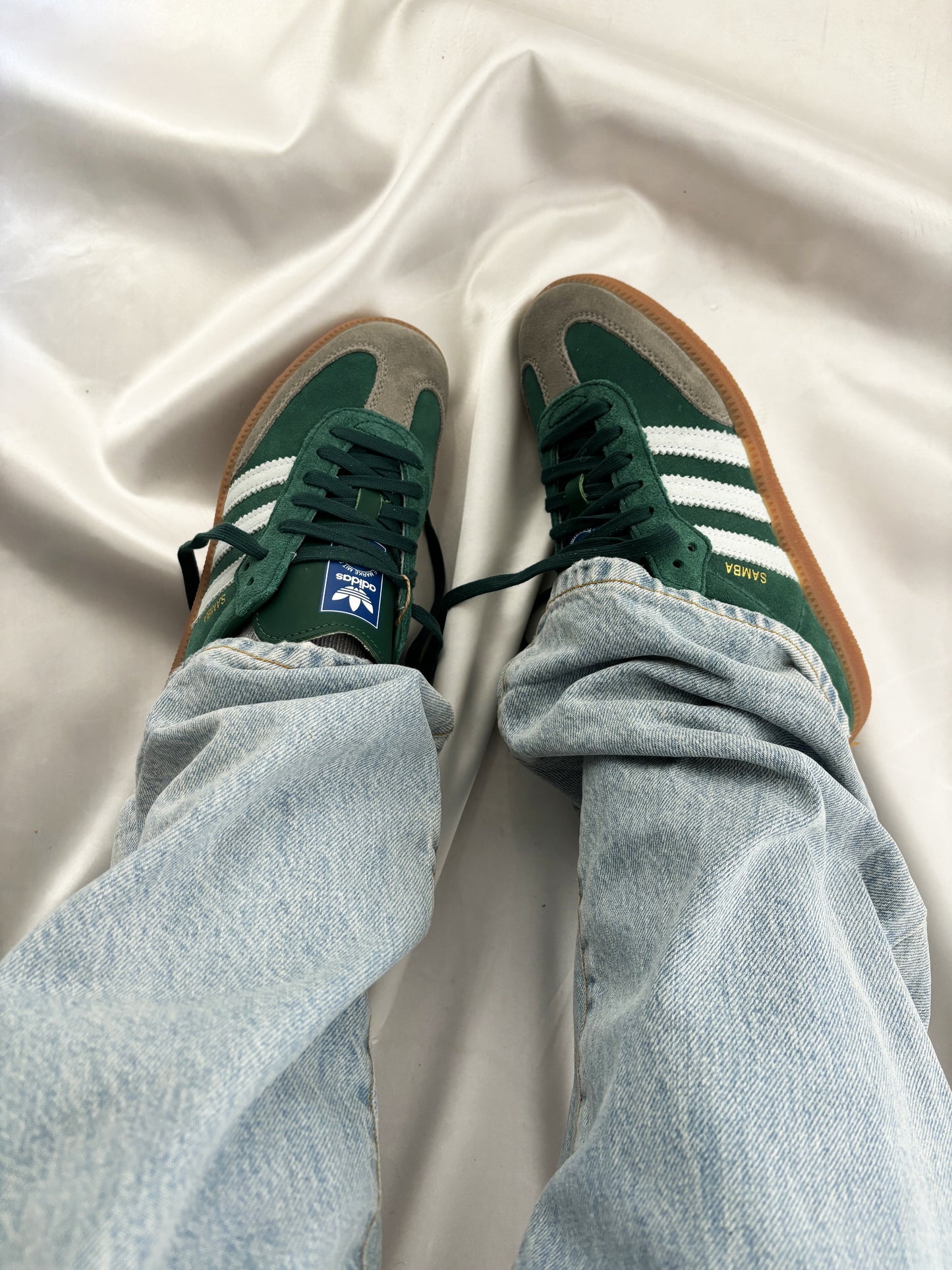 adidas Samba OG Collegiate Green Gum Grey Toe