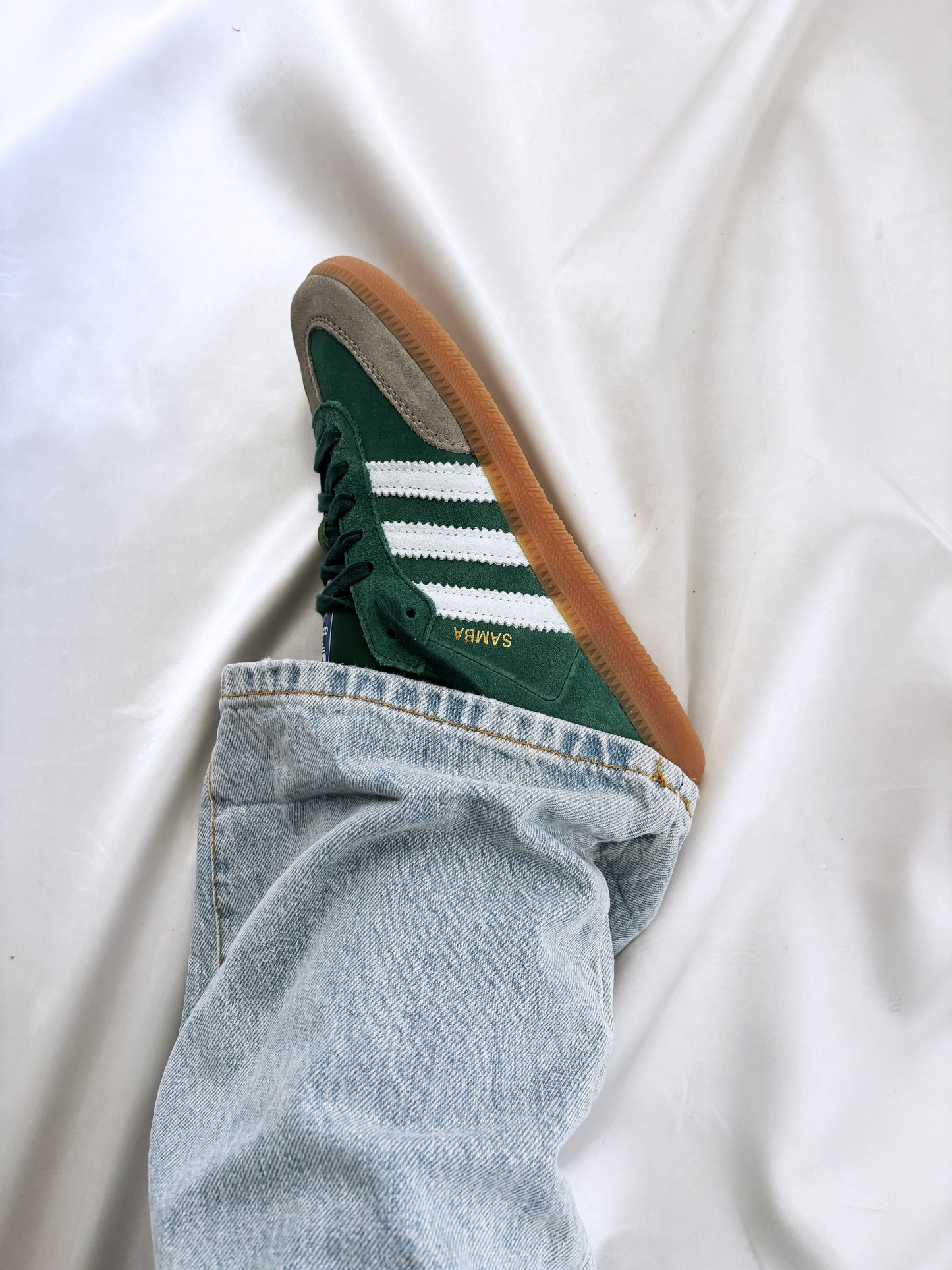 adidas Samba OG Collegiate Green Gum Grey Toe