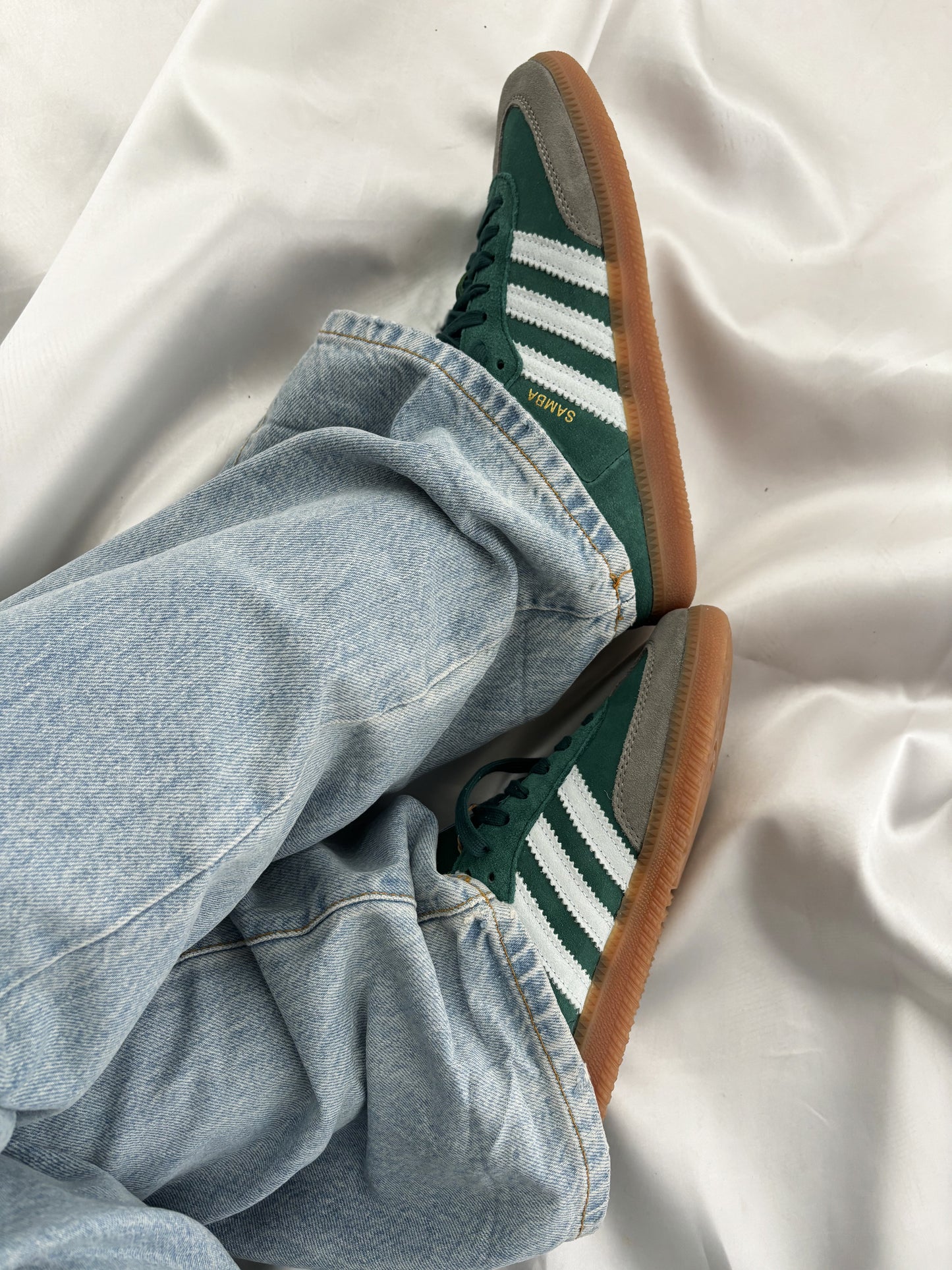 adidas Samba OG Collegiate Green Gum Grey Toe