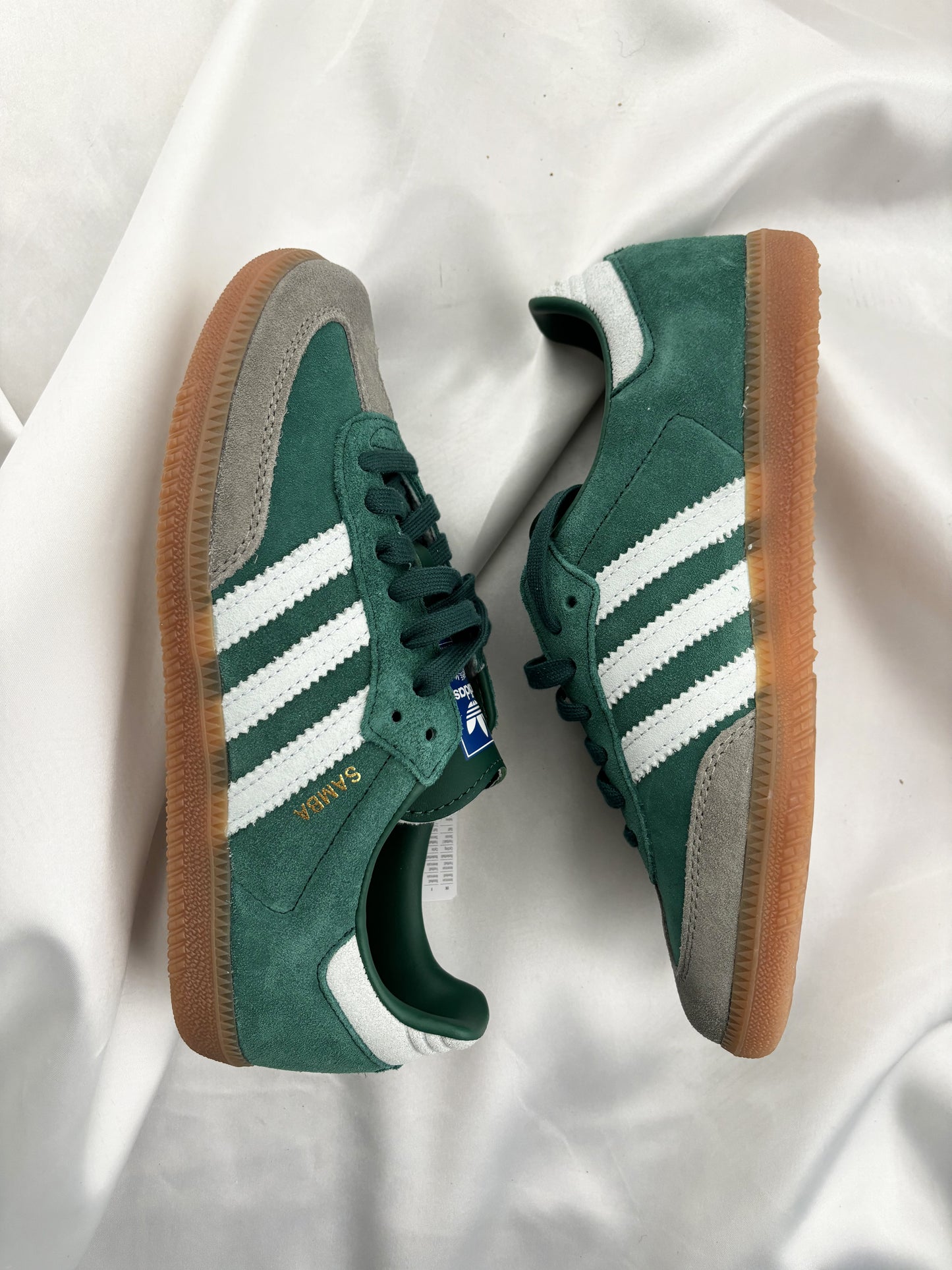 adidas Samba OG Collegiate Green Gum Grey Toe