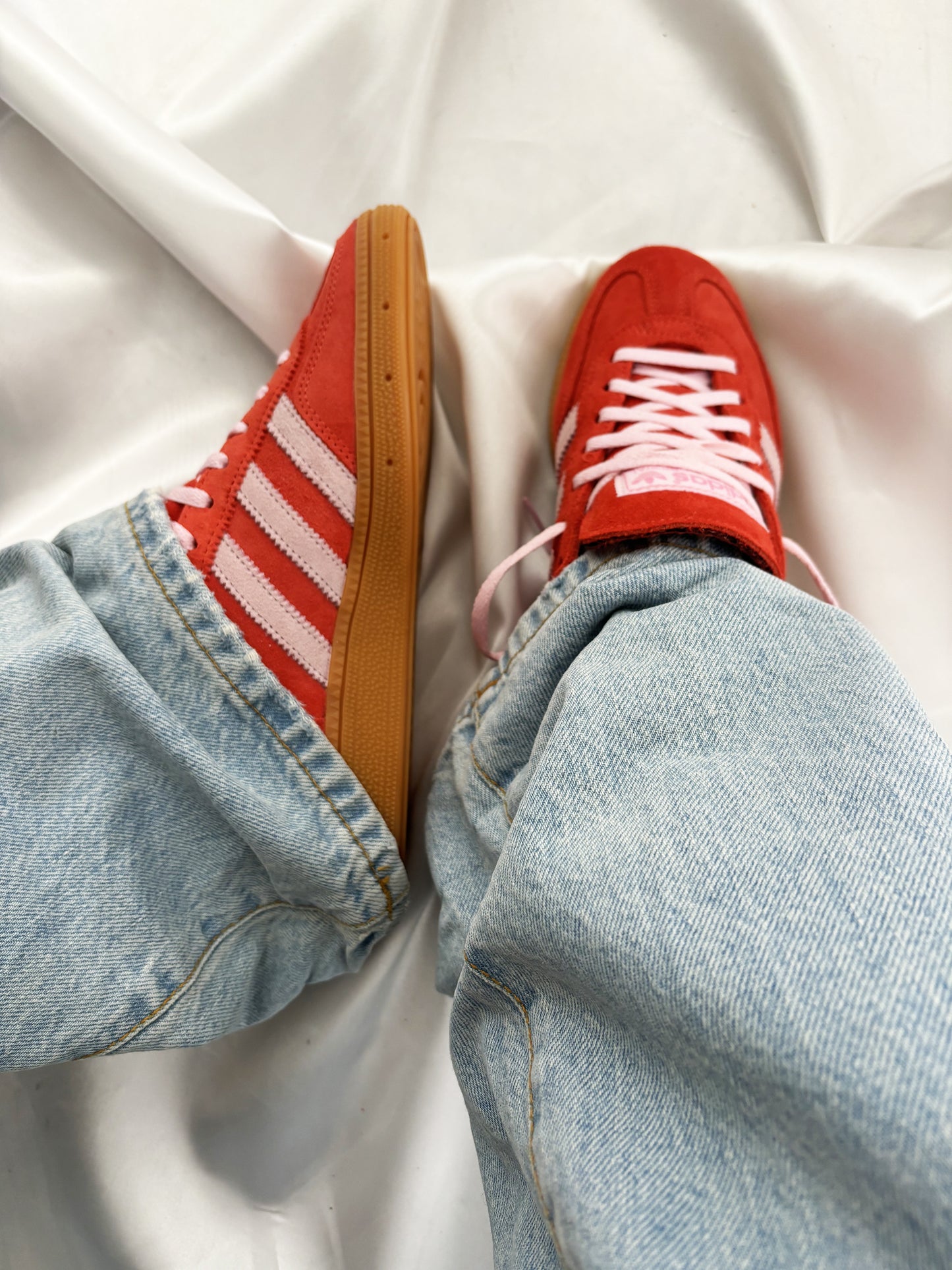 adidas Handball Spezial Bright Red Clear Pink