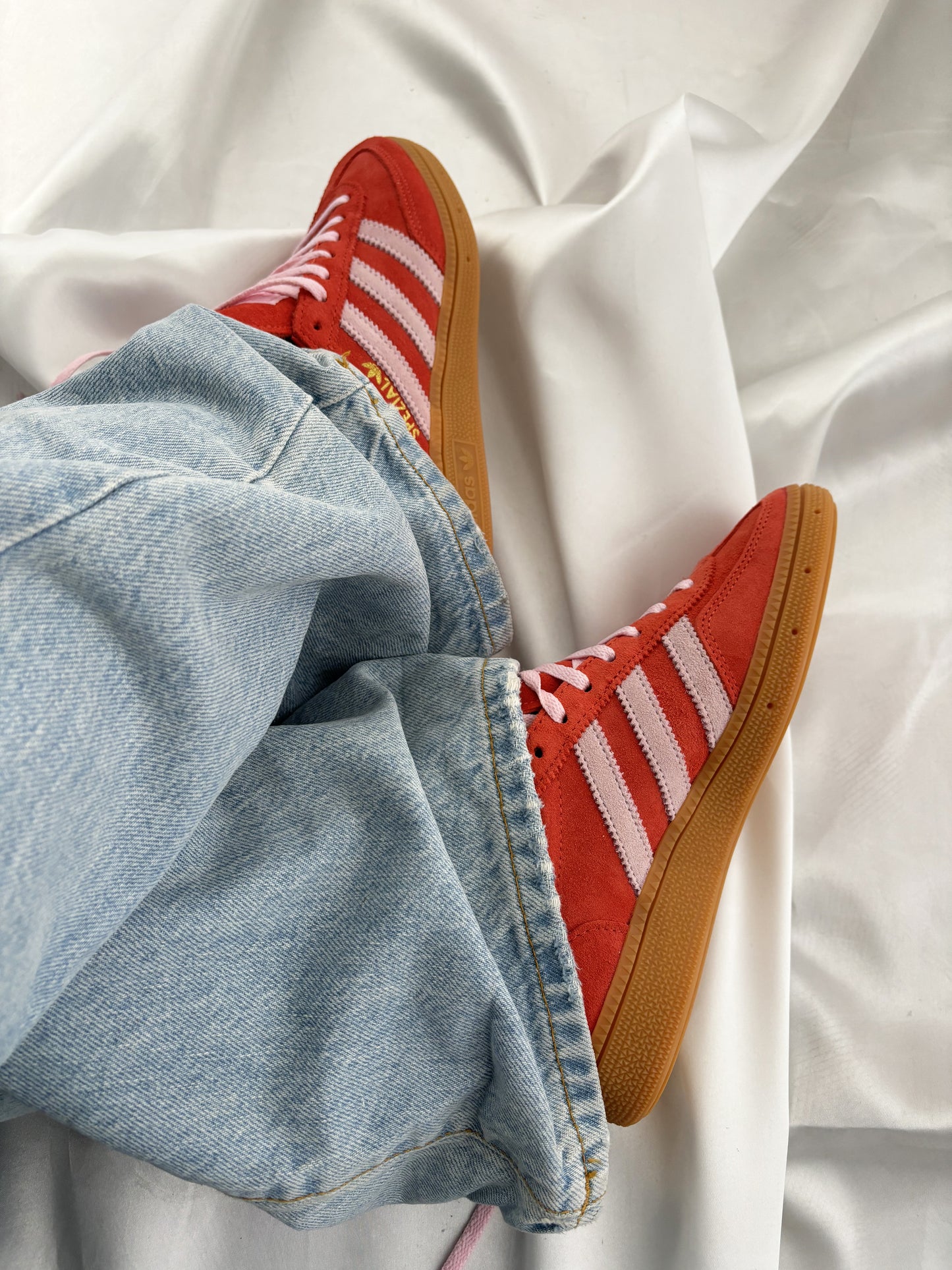 adidas Handball Spezial Bright Red Clear Pink